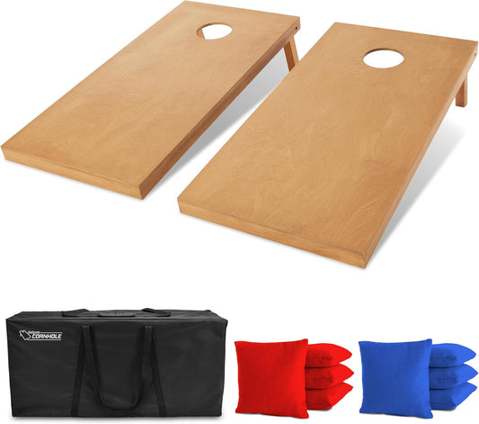 GoSports Juego de tablas de cornhole de madera de tamaño reglamenta...