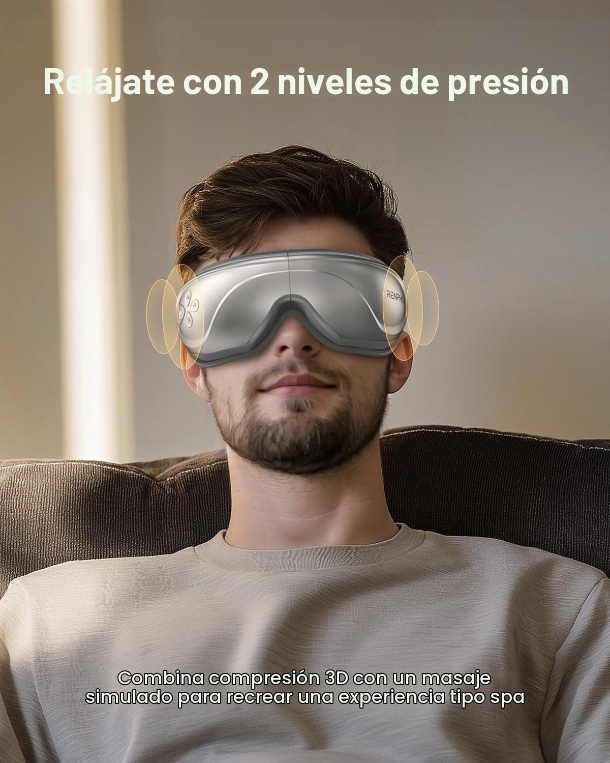 RENPHO Eyeris 2 Masajeador de Ojos con Calor y Enfriamiento, Regalo...