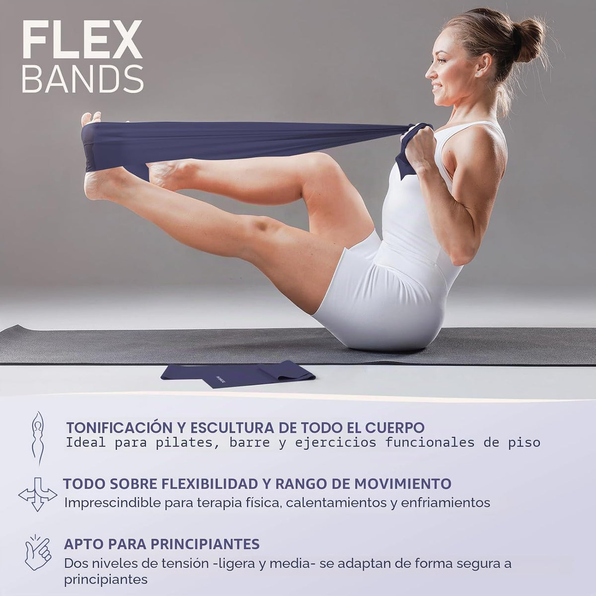 Kit de Pilates PhysKcal, anillo de pilates de 15 pulgadas con 1 bol...
