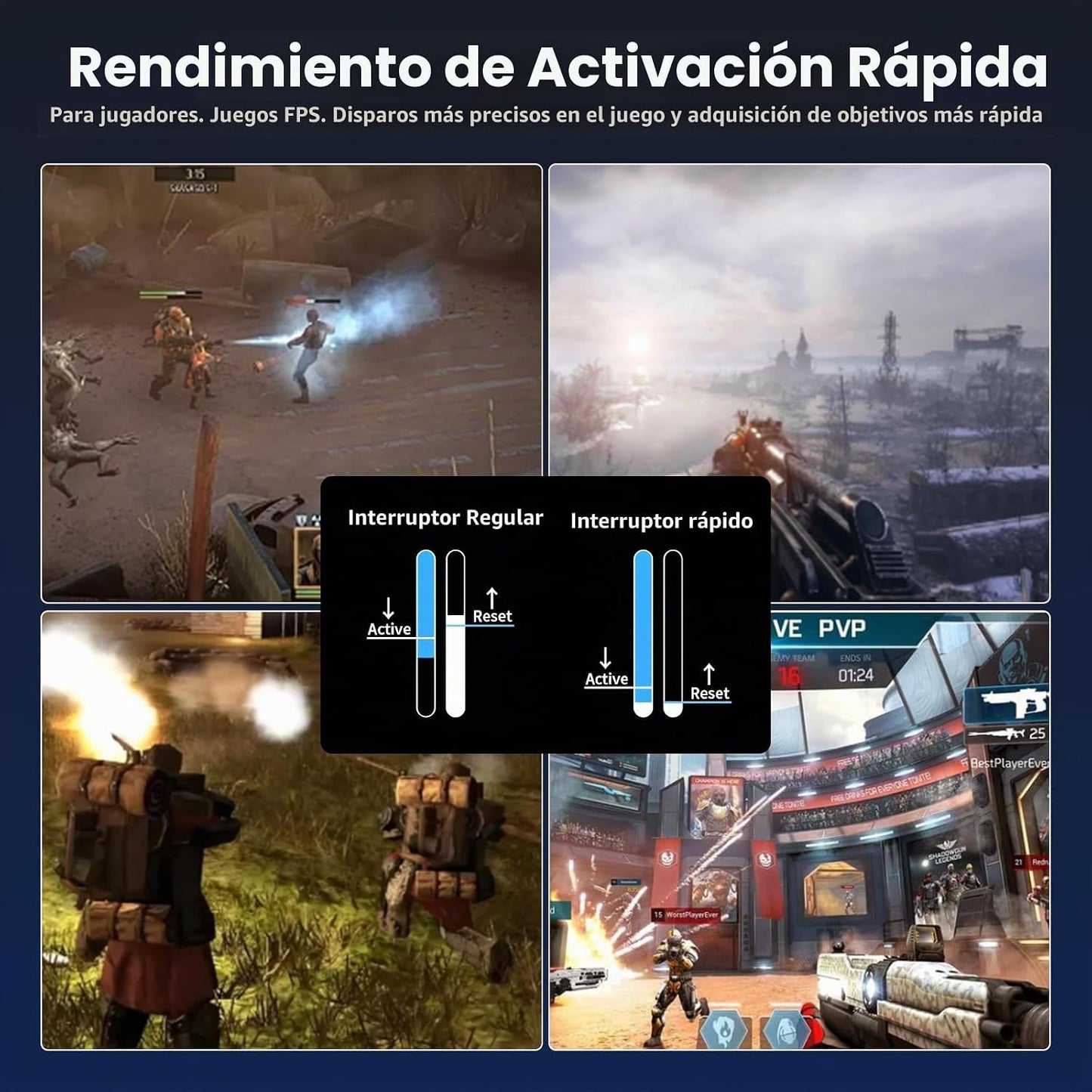 Teclado de Juego ATTACK SHARK X68 HE con 8000Hz de Disparo Rápido,...
