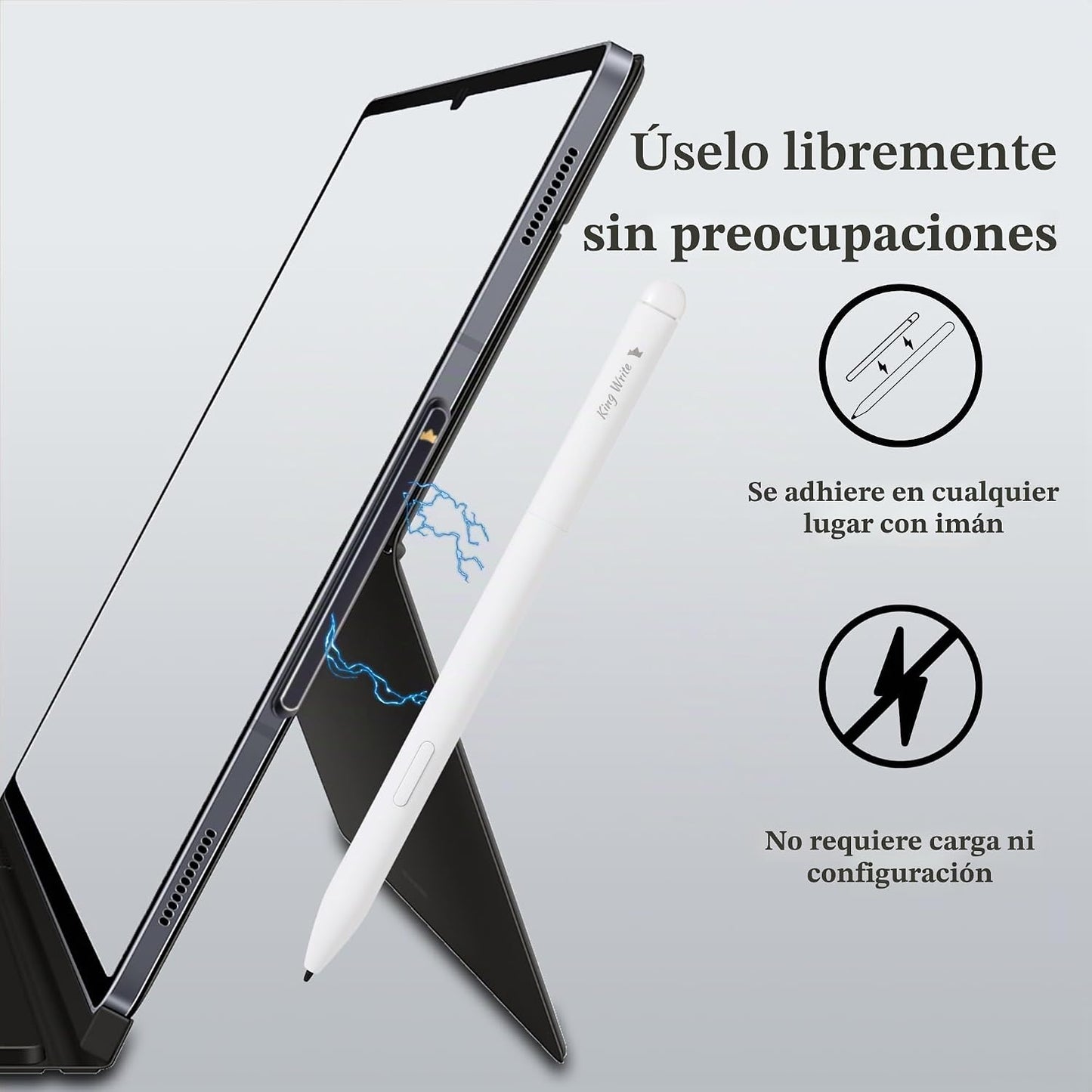 King Write MR05 EMR Stylus para Kindle Scribe\/Remarkable 2 con bor...