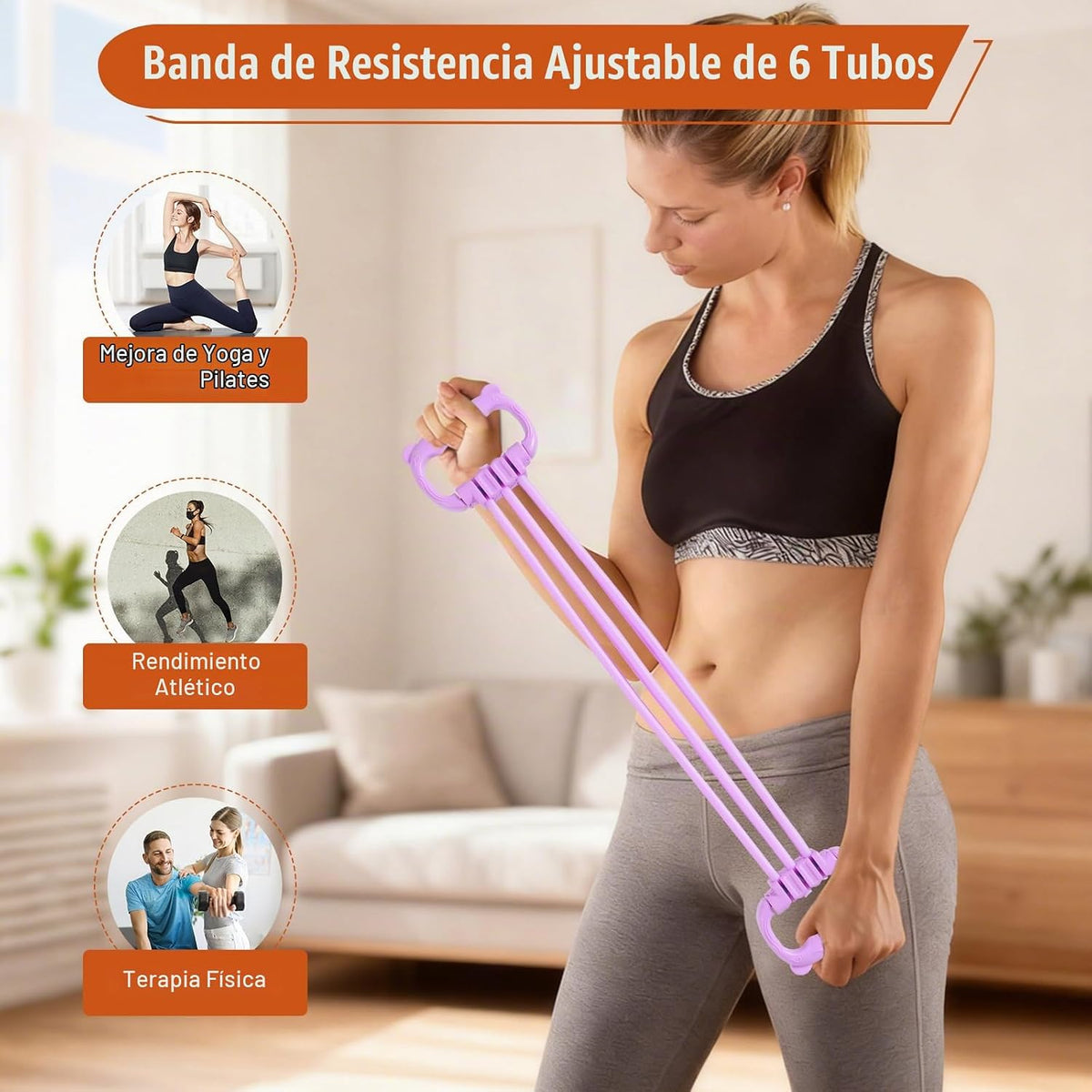 Muuruu Equipo de kit de Pilates, anillo y pelota de Pilates para mu...