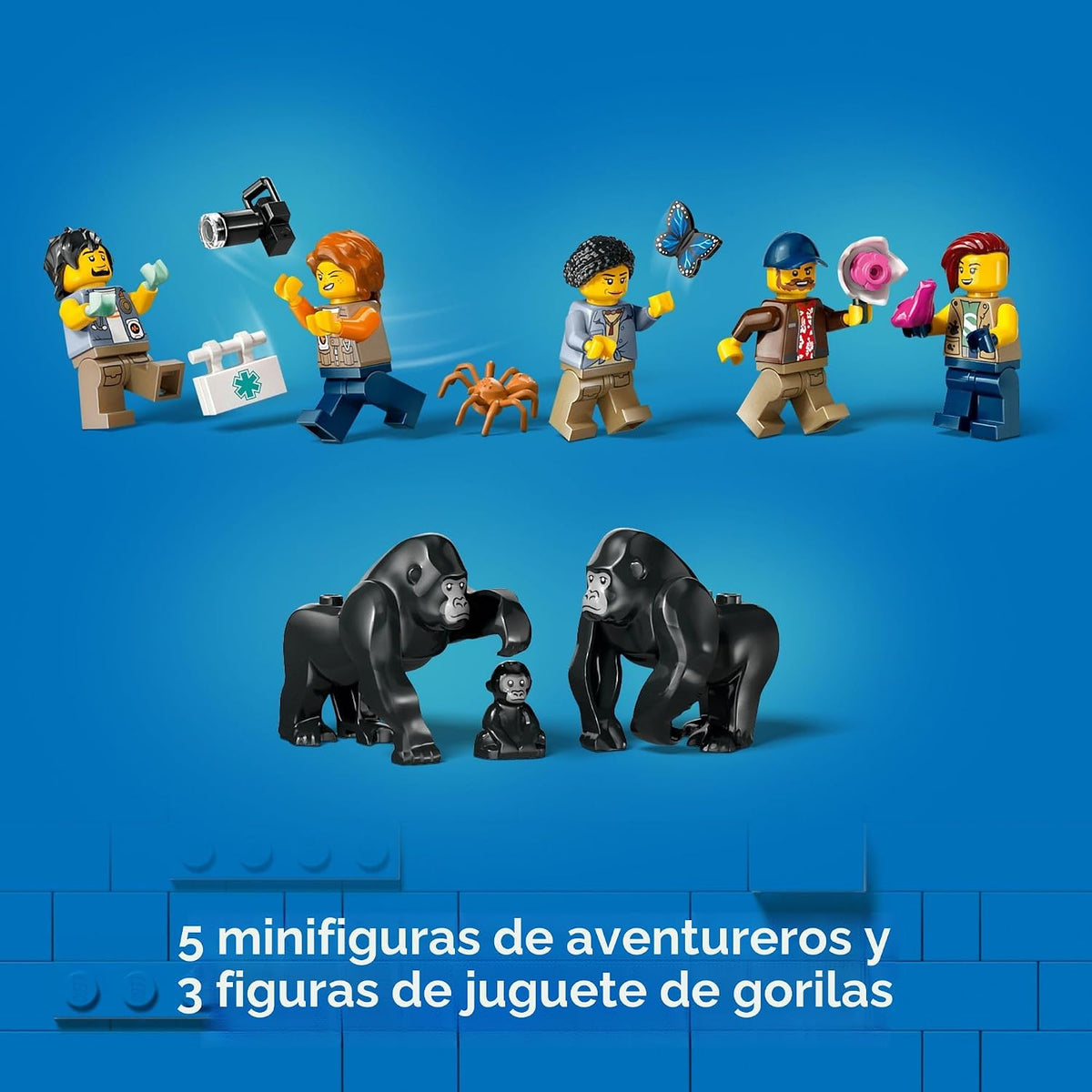 LEGO City Jungle Explorer - Helicóptero de juguete explorador de la...