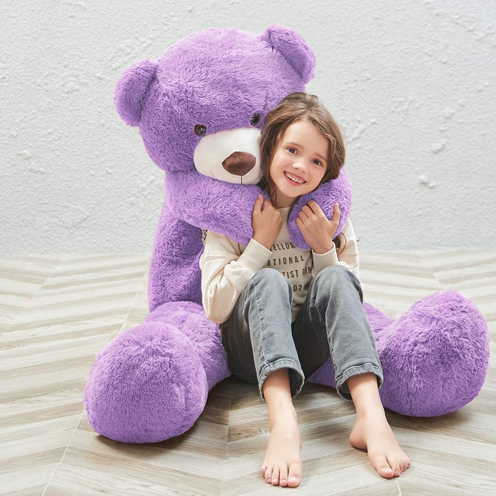 MaoGoLan - Oso de peluche morado y gigante de 55 pulgadas, animales...