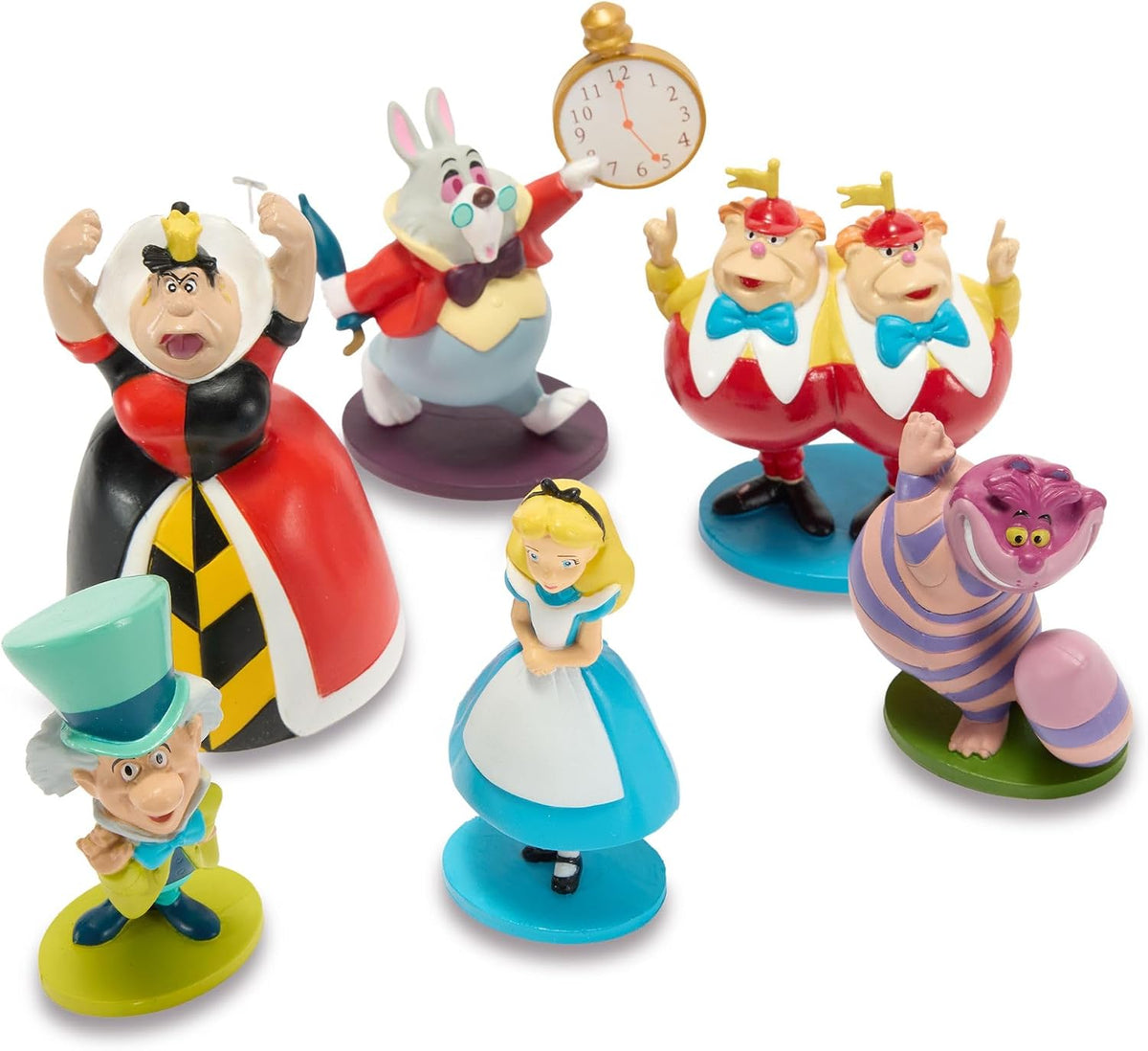 Disney Store Juego de figuras oficiales de Alicia en el país de las...