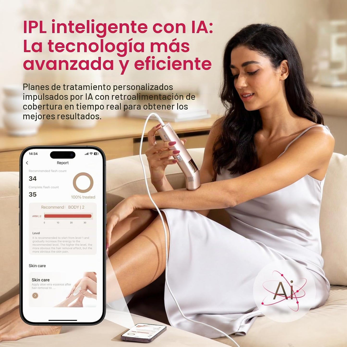 Depilación láser IPL para mujeres y hombres, enfriamiento de hielo...