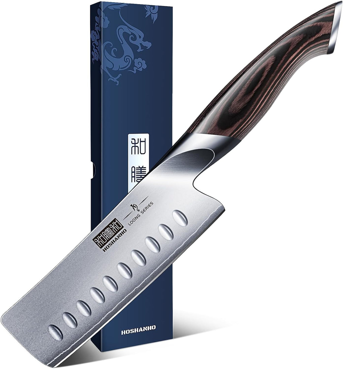 HOSHANHO Cuchillo Nakiri de 5.5 pulgadas, cuchillo de chef japonés...
