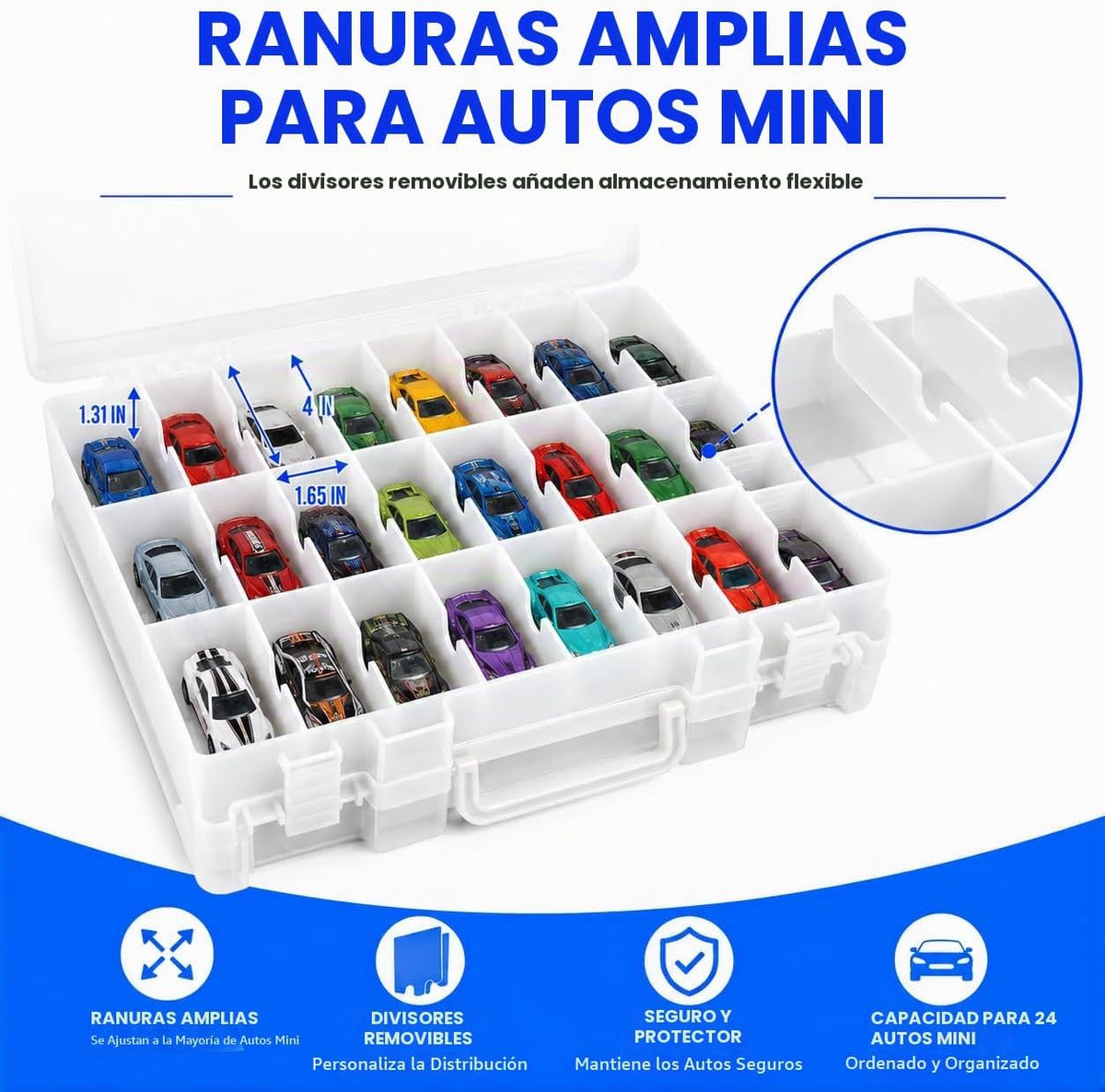 Estuche organizador de almacenamiento de juguetes compatible con Ho...