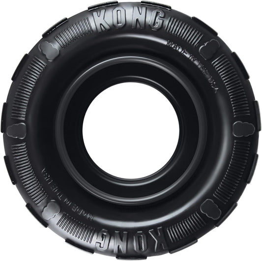 Juguete para perros en forma de neumático, de KONG, S, Negro | Jugu...