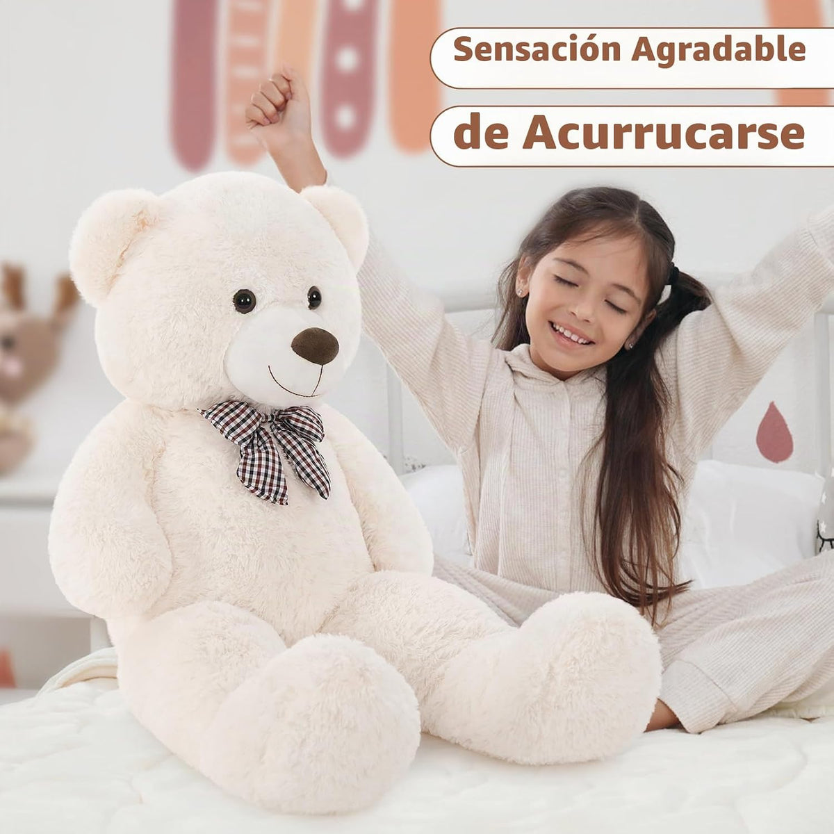 MaoGoLan - Oso de peluche gigante de 39 pulgadas, ultra suave y lin...
