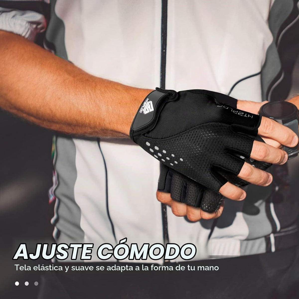 HTZPLOO Guantes de ciclismo para hombres y mujeres con almohadilla...
