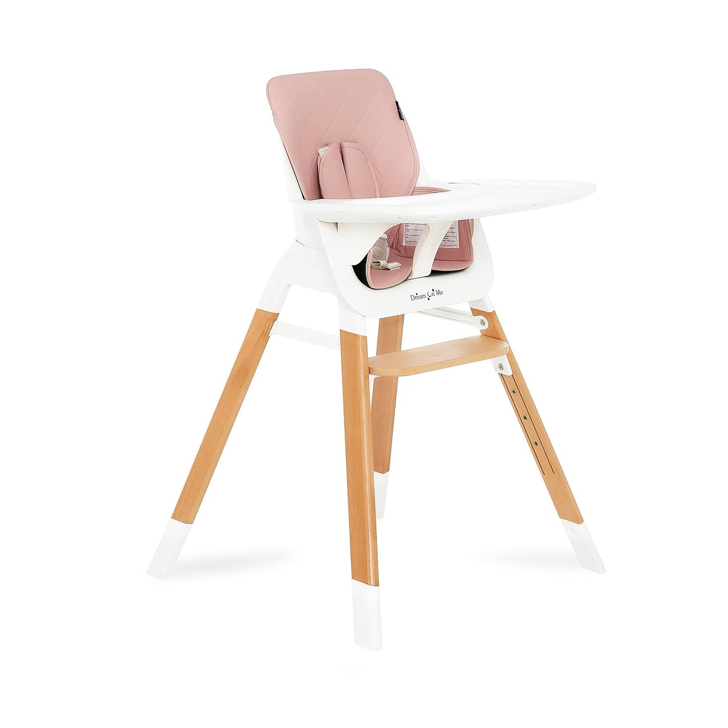 Dream On Me Nibble Trona de madera 2 en 1 | Silla de alimentación c...