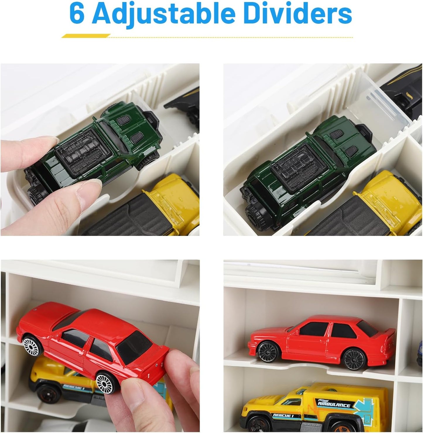 Estuche de almacenamiento Saichotoy para Hot Wheels - Estuche de ex...