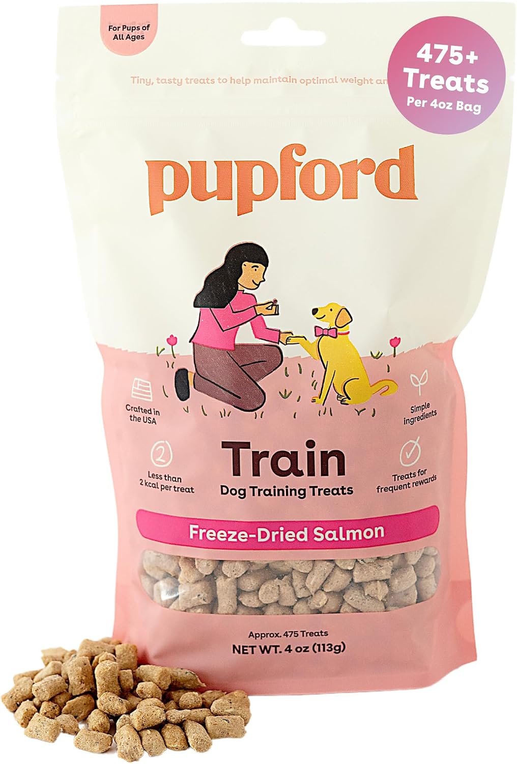 Pupford Golosinas de entrenamiento liofilizadas para perros y cacho...