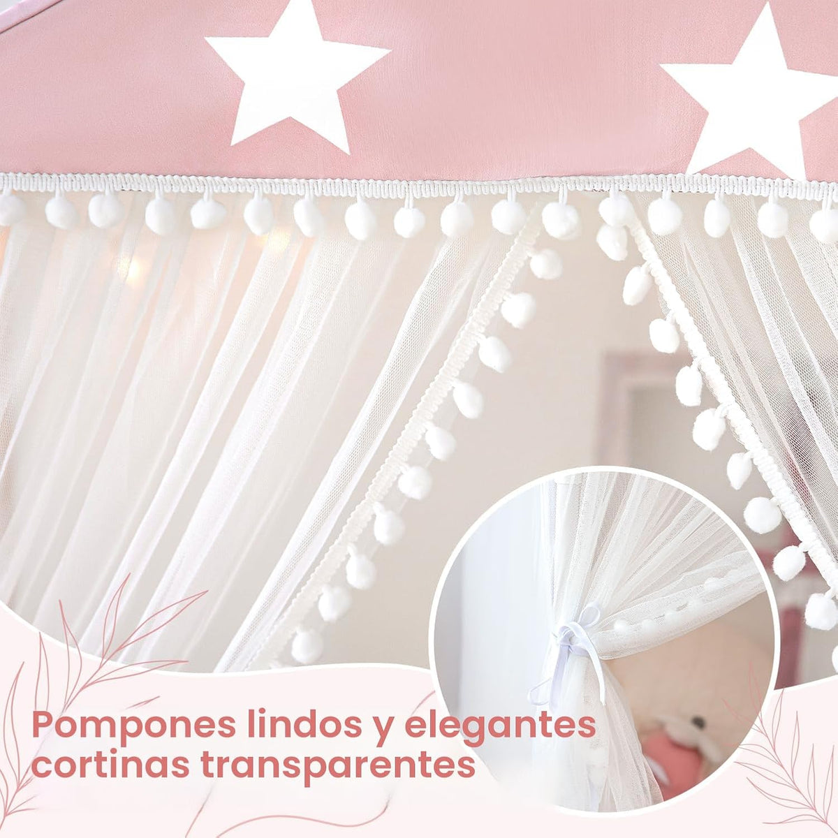 Tienda de campaña para niños con alfombra, tienda de campaña para n...