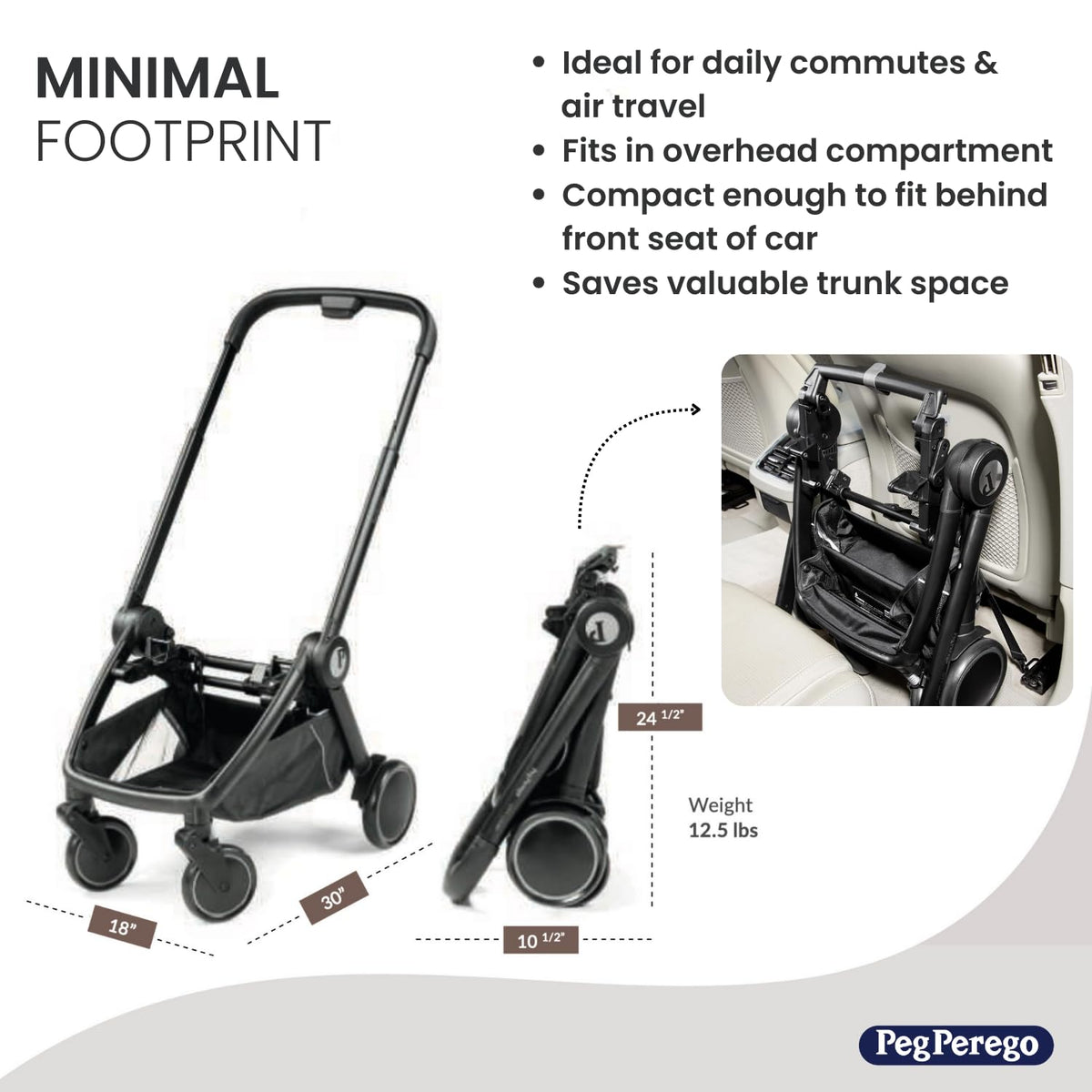 PEG City Loop Asiento y Marco Combo \u2013 Metal | Sistema de viaje...