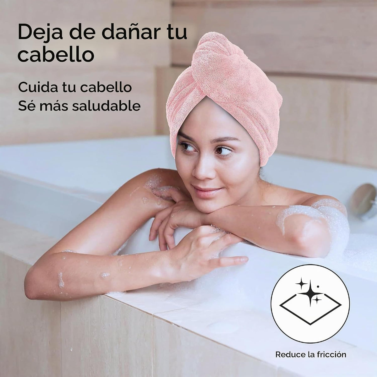 TENSTARS Paquete de 5 Toallas Envolventes de Microfibra Engrosadas...