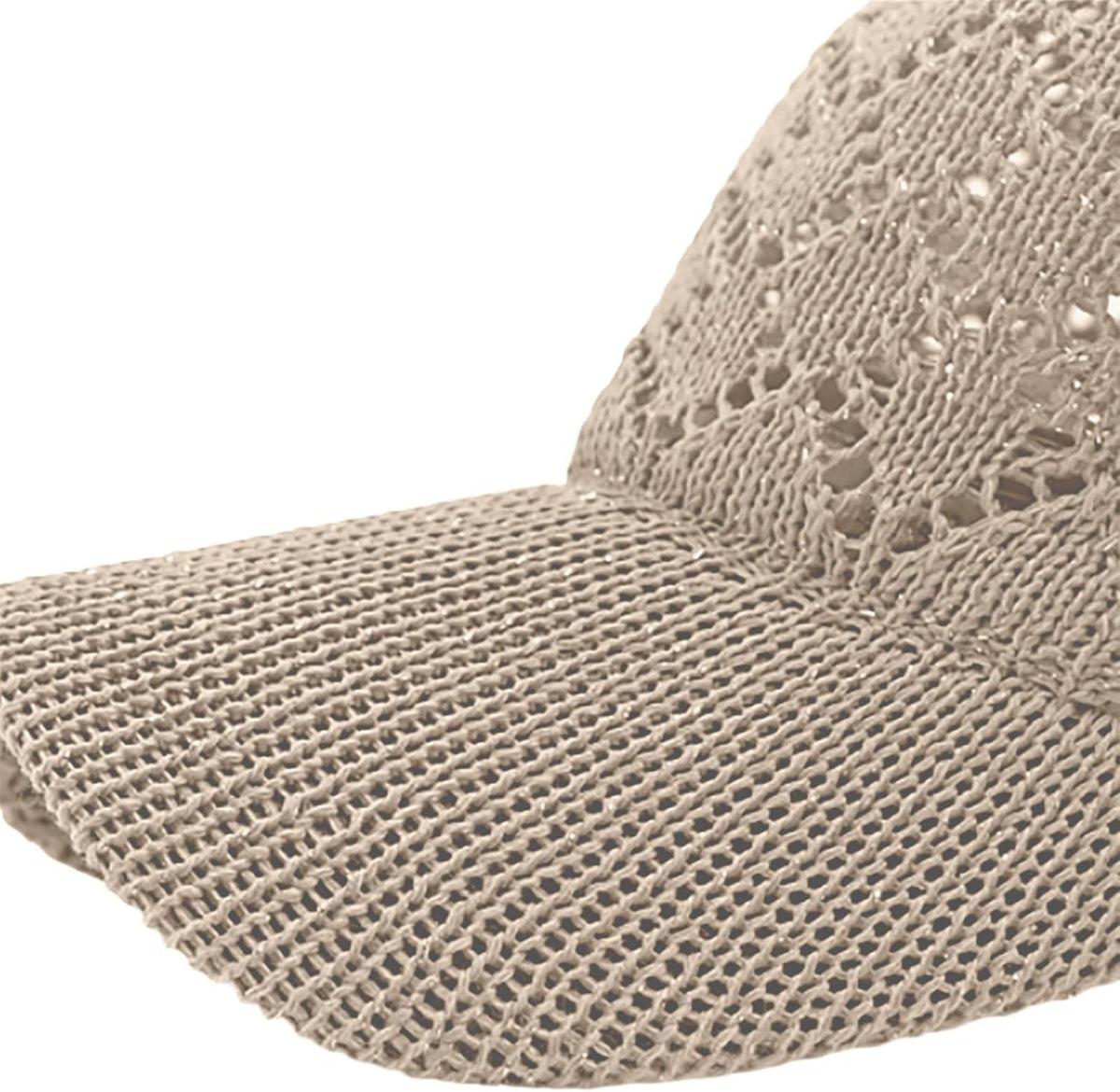 FASHIXD Gorra de béisbol de malla tejida de verano para mujer, somb...