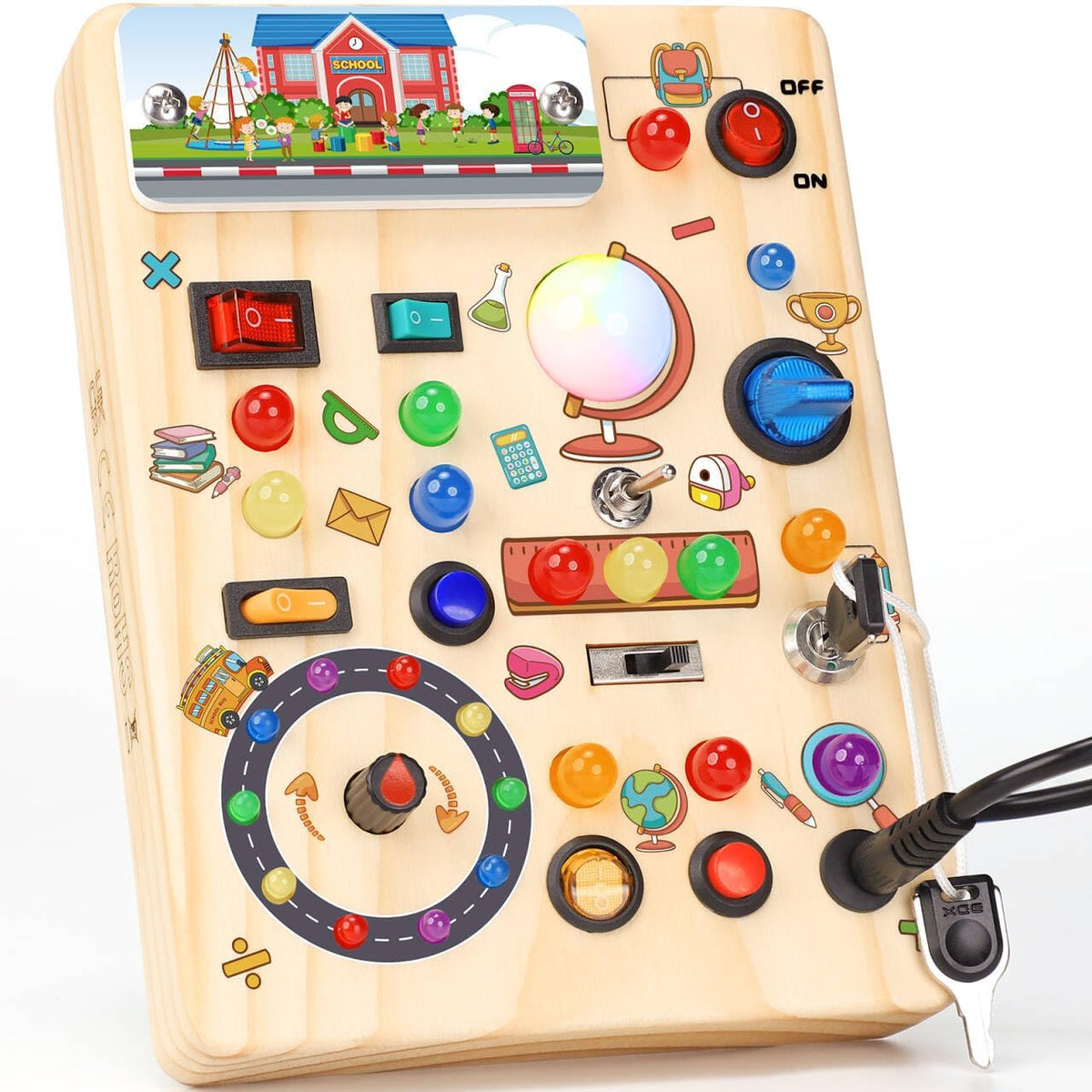 RichBoy Montessori - Tabla de actividades de juguete para niños de...