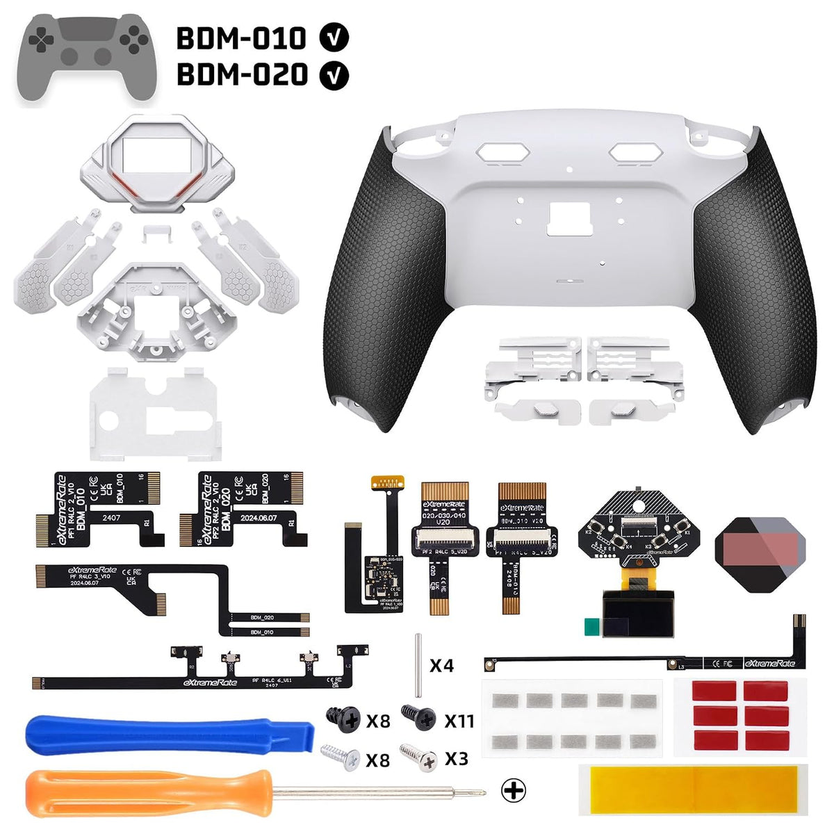 eXtremeRate SPARK Kit de paletas traseras para controlador PS5 BDM-...