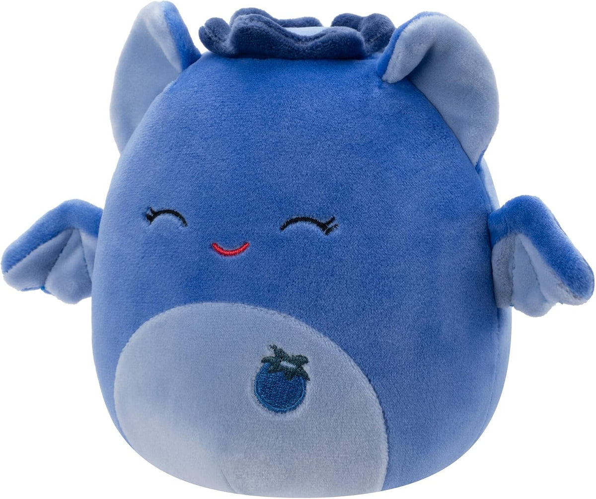 Squishmallows Original de 5 Pulgadas Bessie Blueberry Murciélago -...