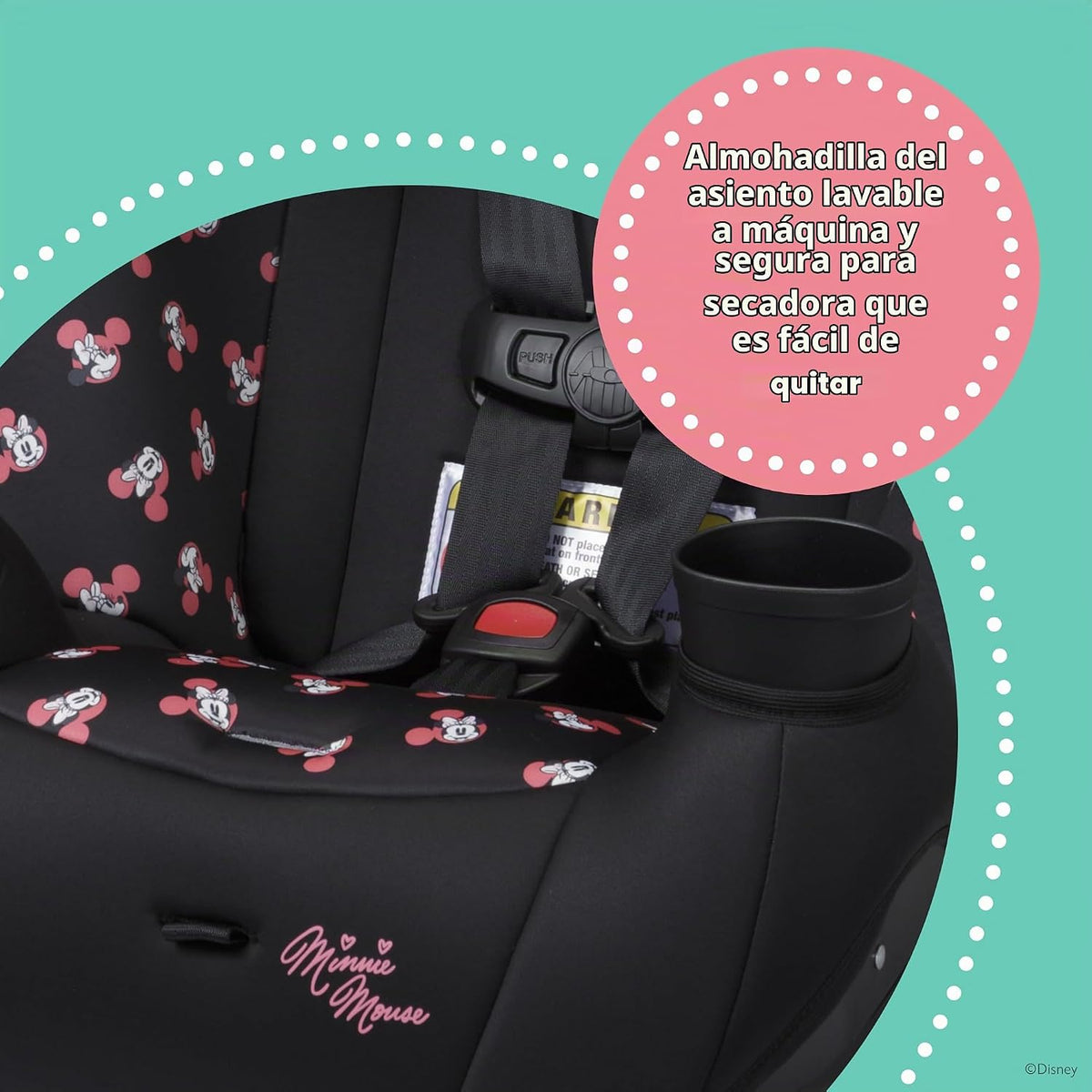 Disney Baby Ellaris - Asiento convertible 3 en 1 para automóvil, di...