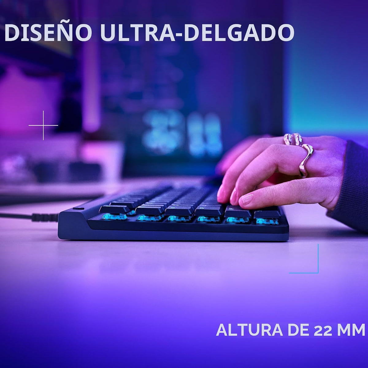 Logitech G Teclado para juegos 515 TKL (táctil), color negro | Tecl...