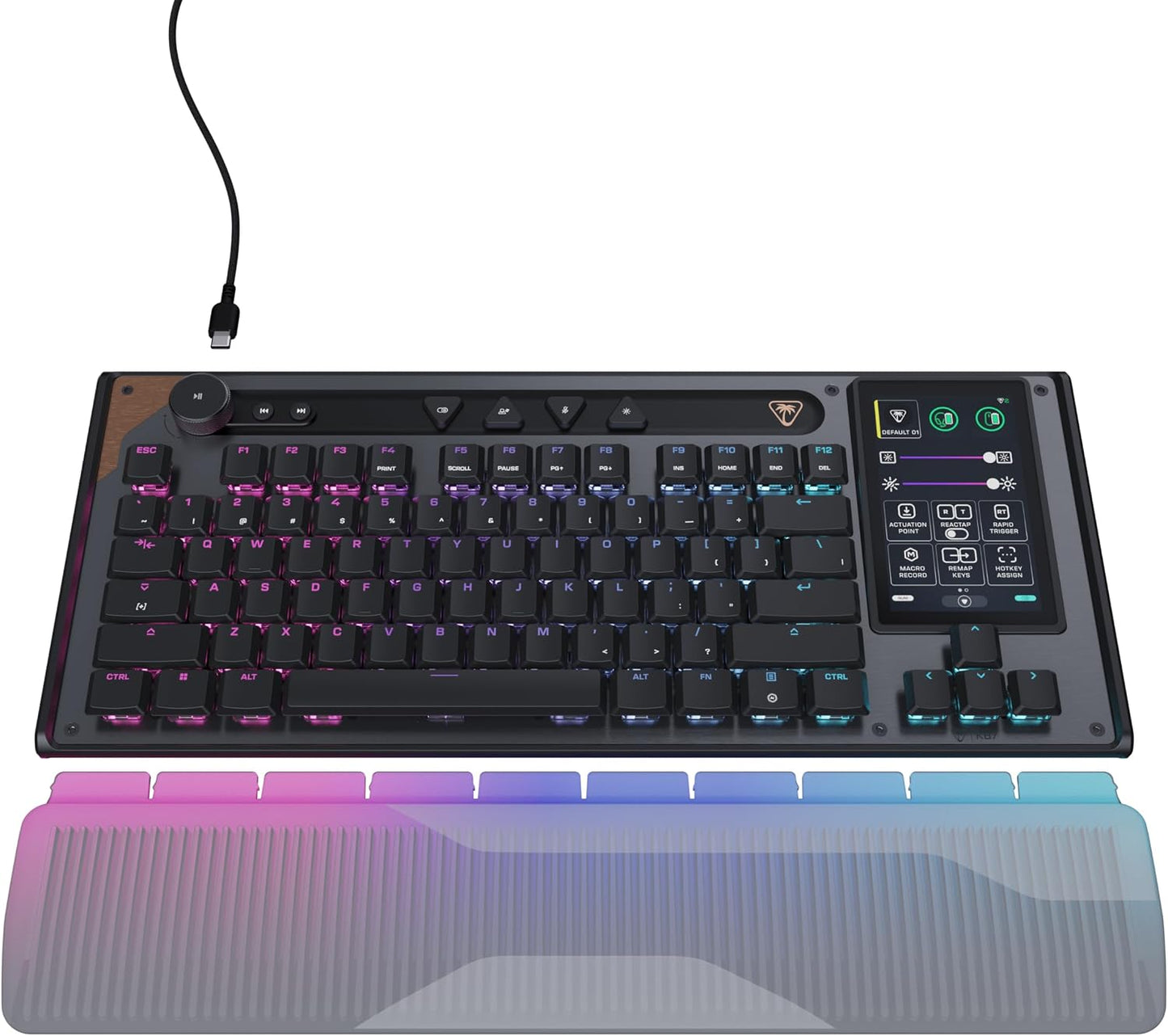 Turtle Beach Command Series KB7 TKL - Teclado para juegos con cable...