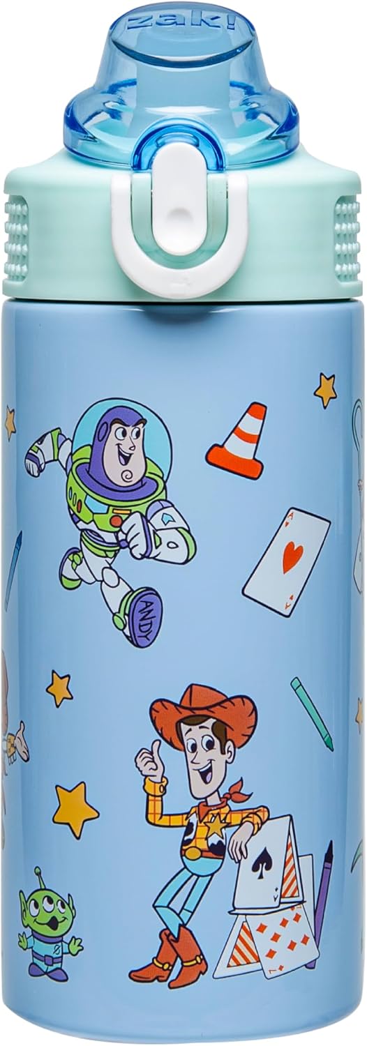 Zak Designs Disney Toy Story Sage - Botella de agua para niños con...