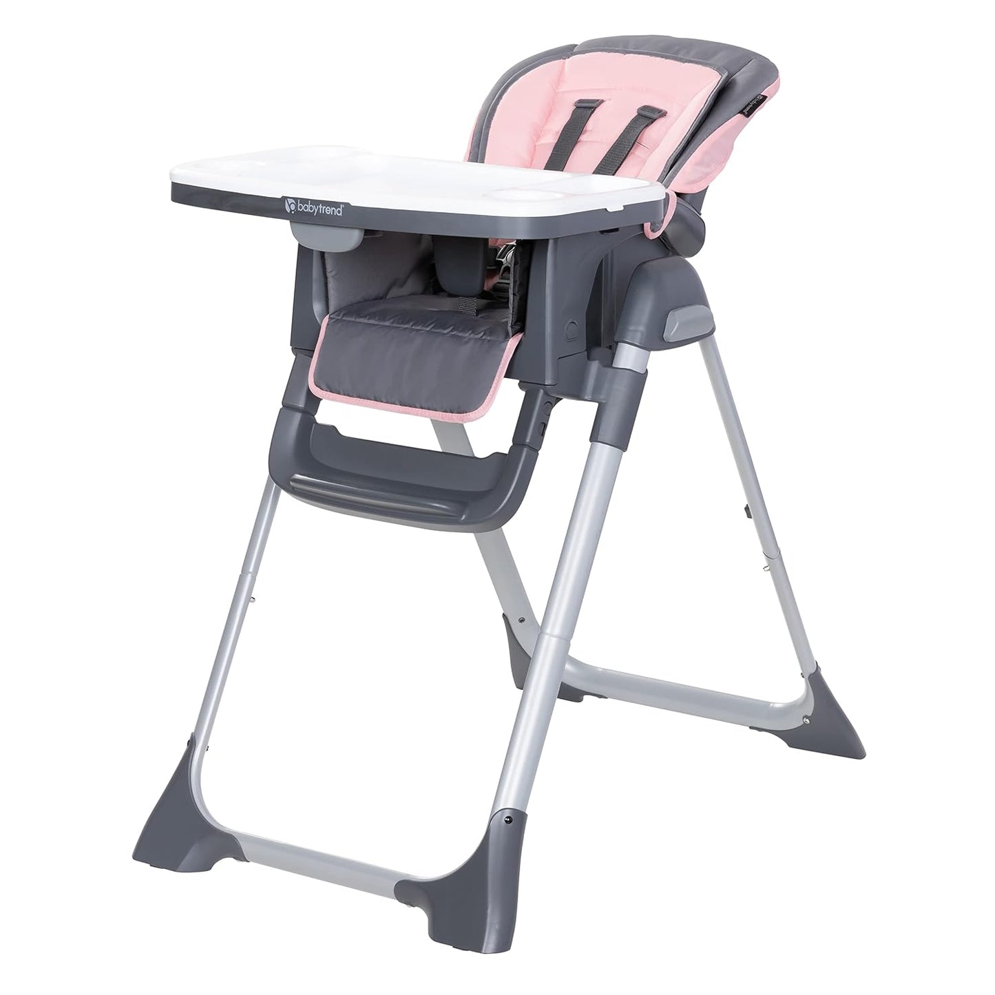 Baby Trend Sit Right 2.0 - Silla alta 3 en 1, color rosa acogedor