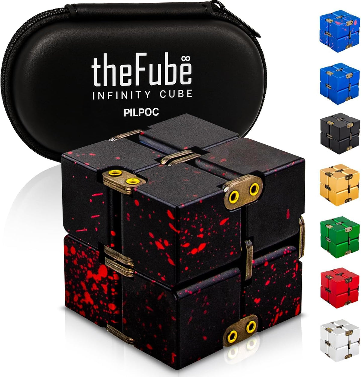PILPOC theFube Cubo infinito de escritorio Fidget - Cubo mágico inf...