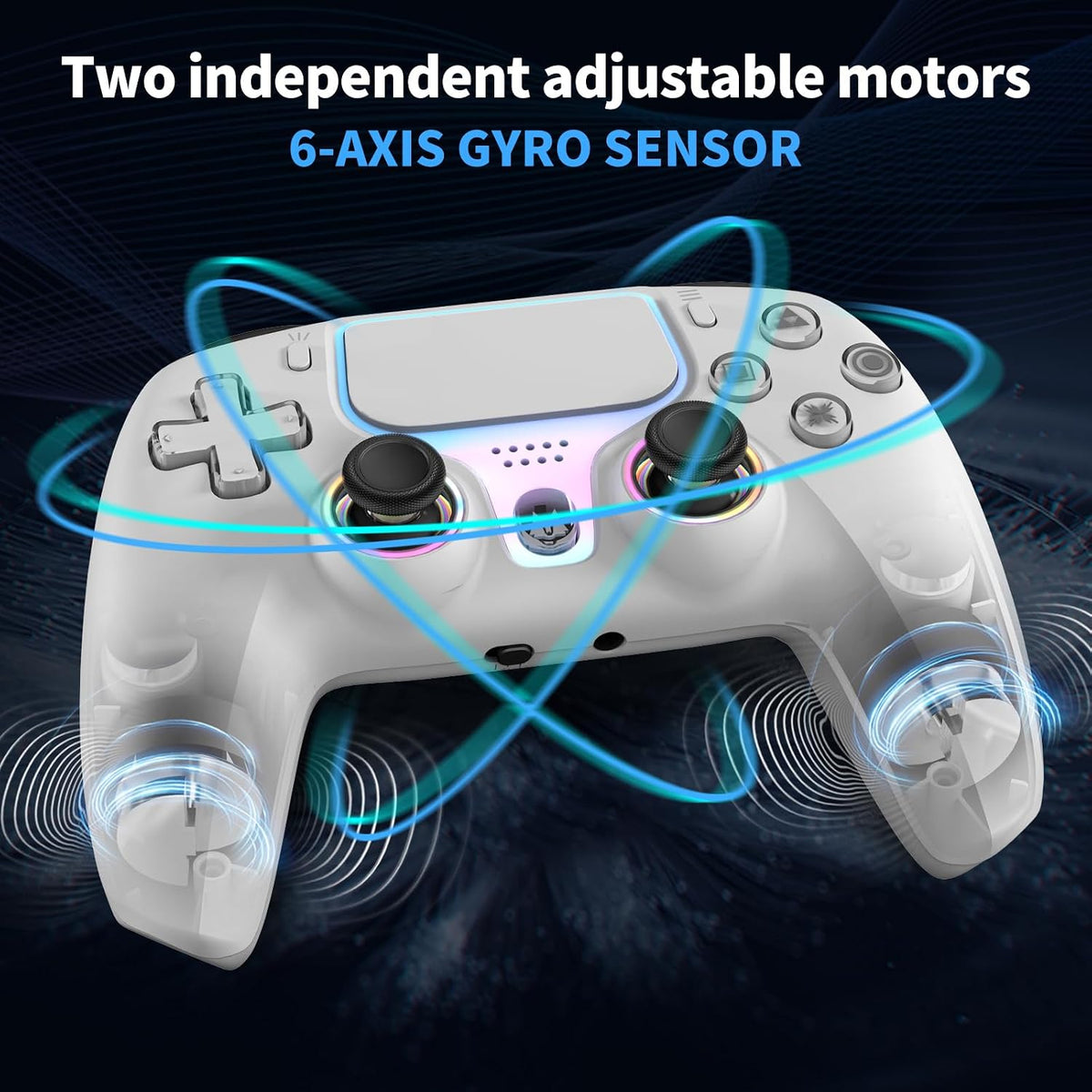 Controlador inalámbrico NBCP para PS5\/Pro\/Slim\/PC, joystick y di...
