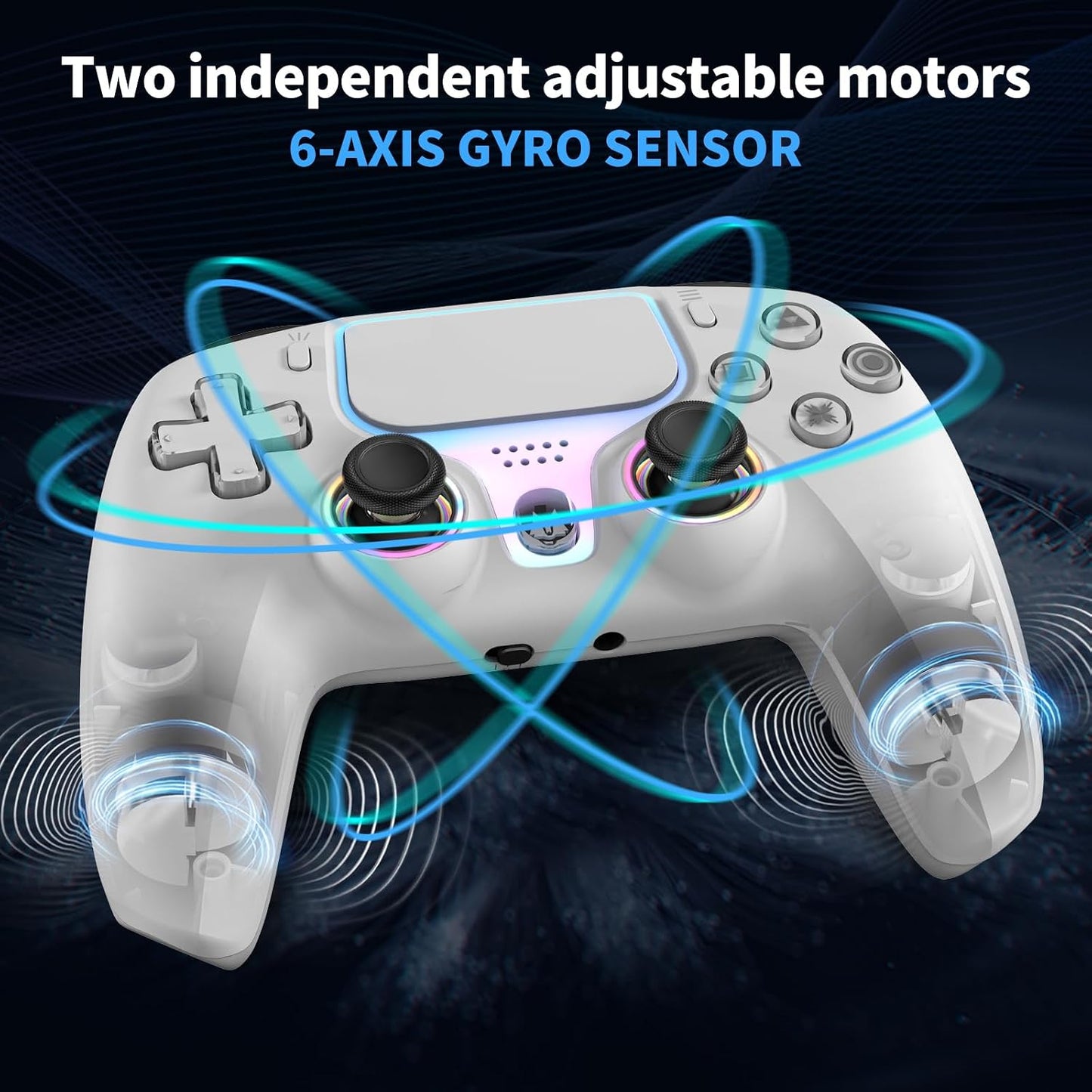 Controlador inalámbrico NBCP para PS5\/Pro\/Slim\/PC, joystick y di...