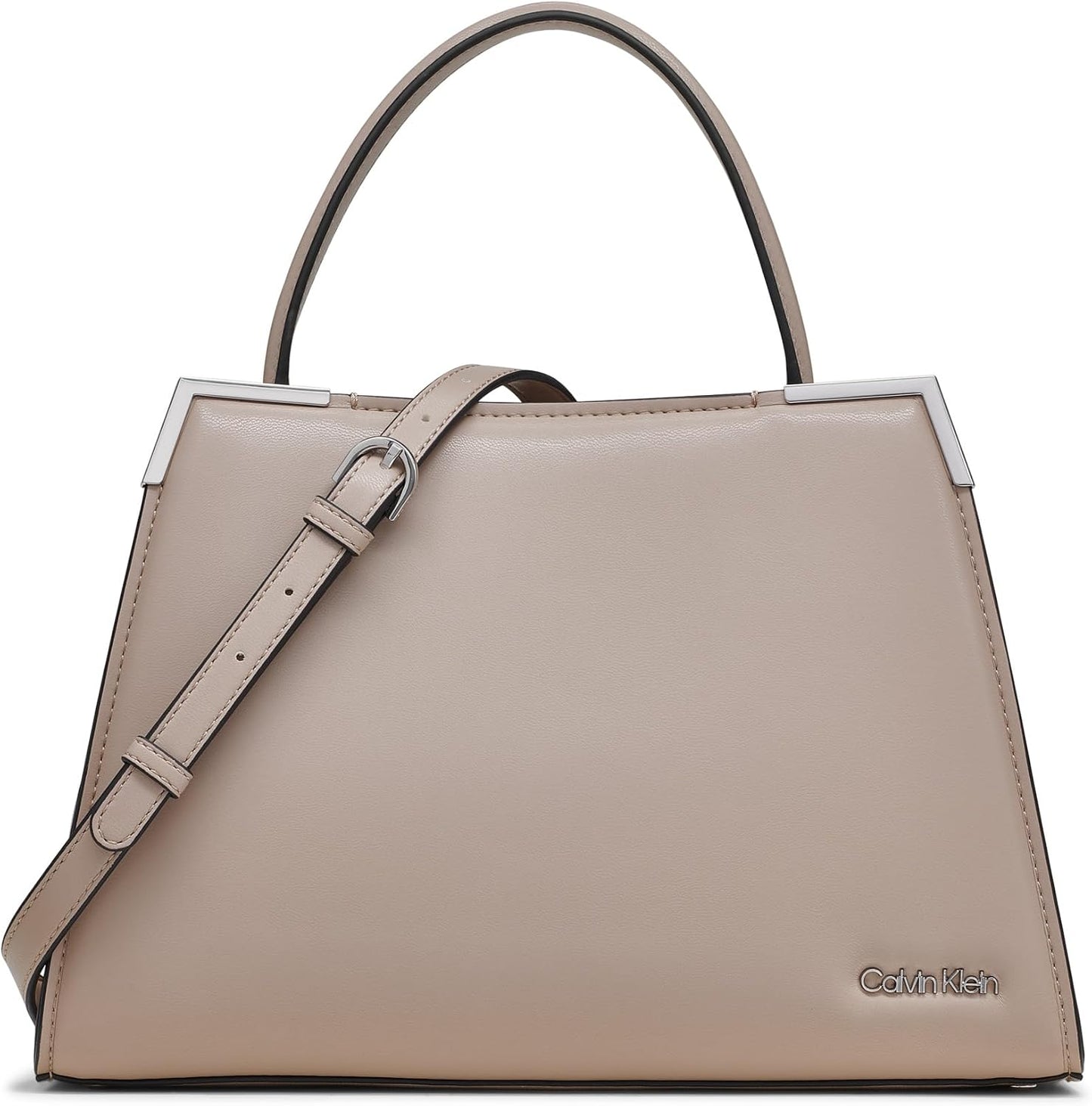 Calvin Klein Bolso satchel con triple compartimento Calvin Klein Mi...