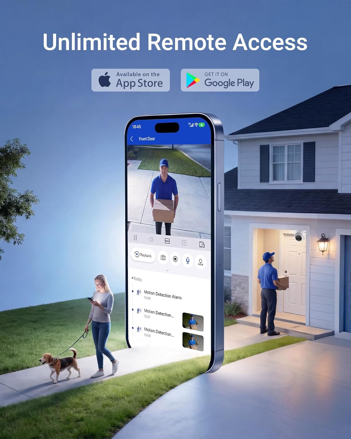 ANNKE Grabador de vídeo digital de seguridad H.265+ de 8CH 3K Lite,...