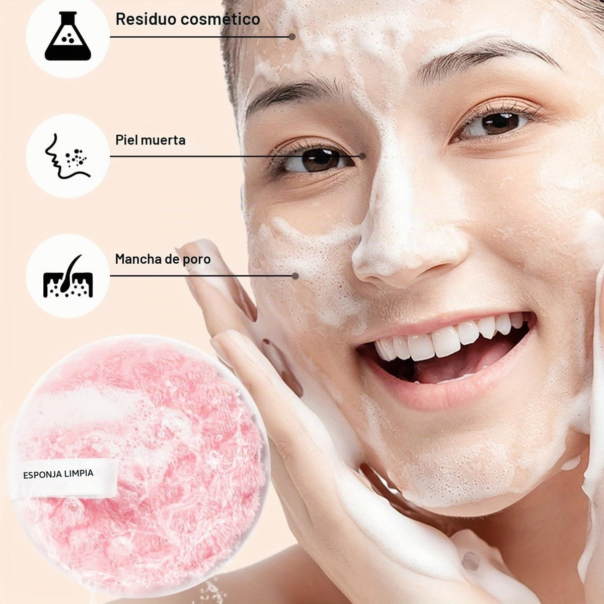 KUORYZAL Set de brochas de maquillaje rosa profesional de 56 piezas...