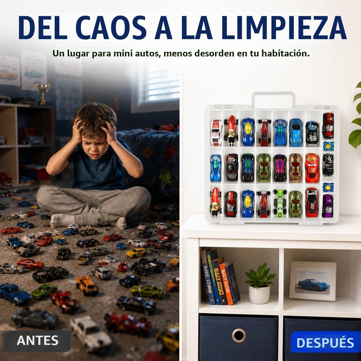 Estuche organizador de almacenamiento de juguetes compatible con Ho...