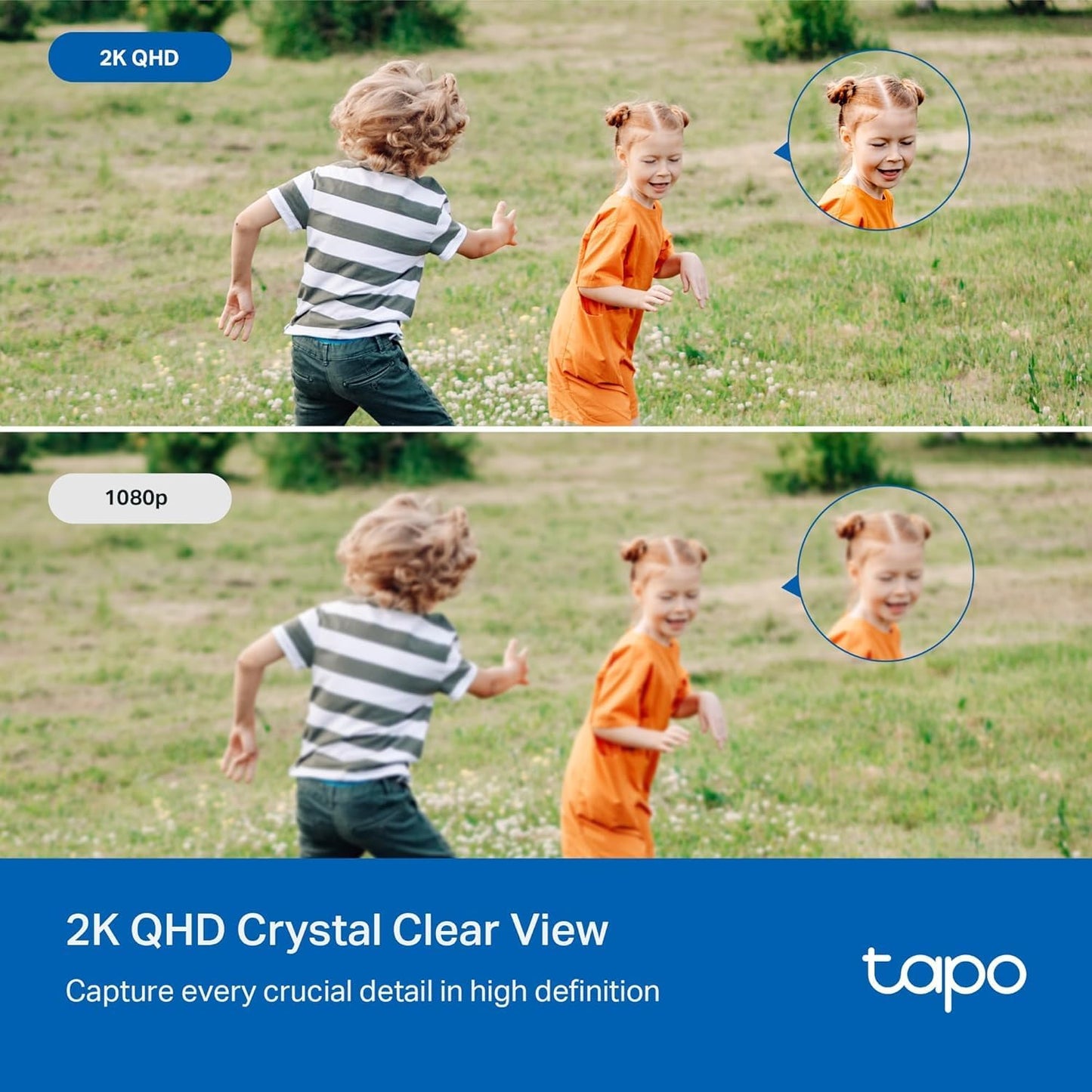 TP-Link Tapo Cámara de Seguridad Wi-Fi para Exteriores 2K QHD con P...