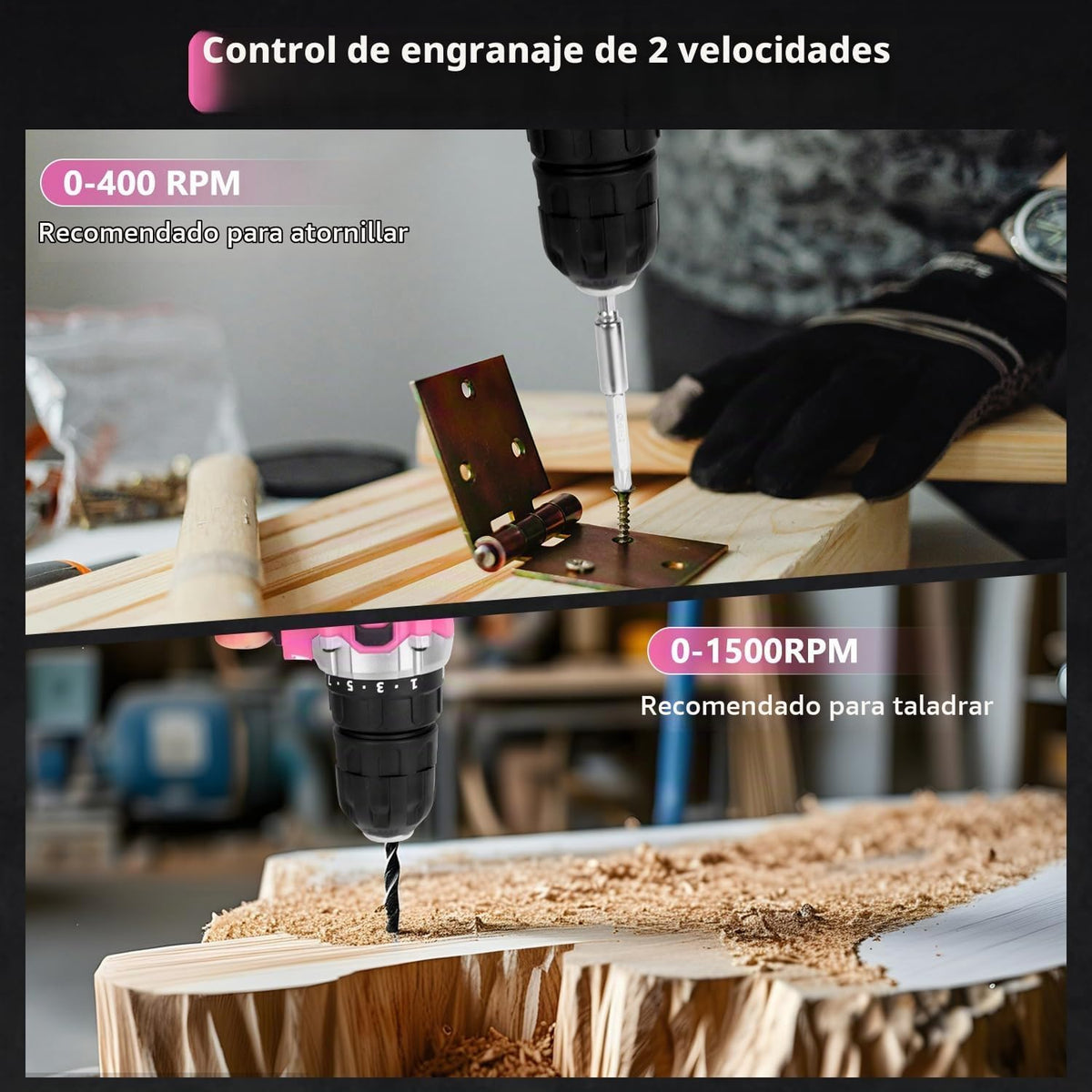 KingTool Juego de herramientas de 276 piezas con taladro eléctrico...