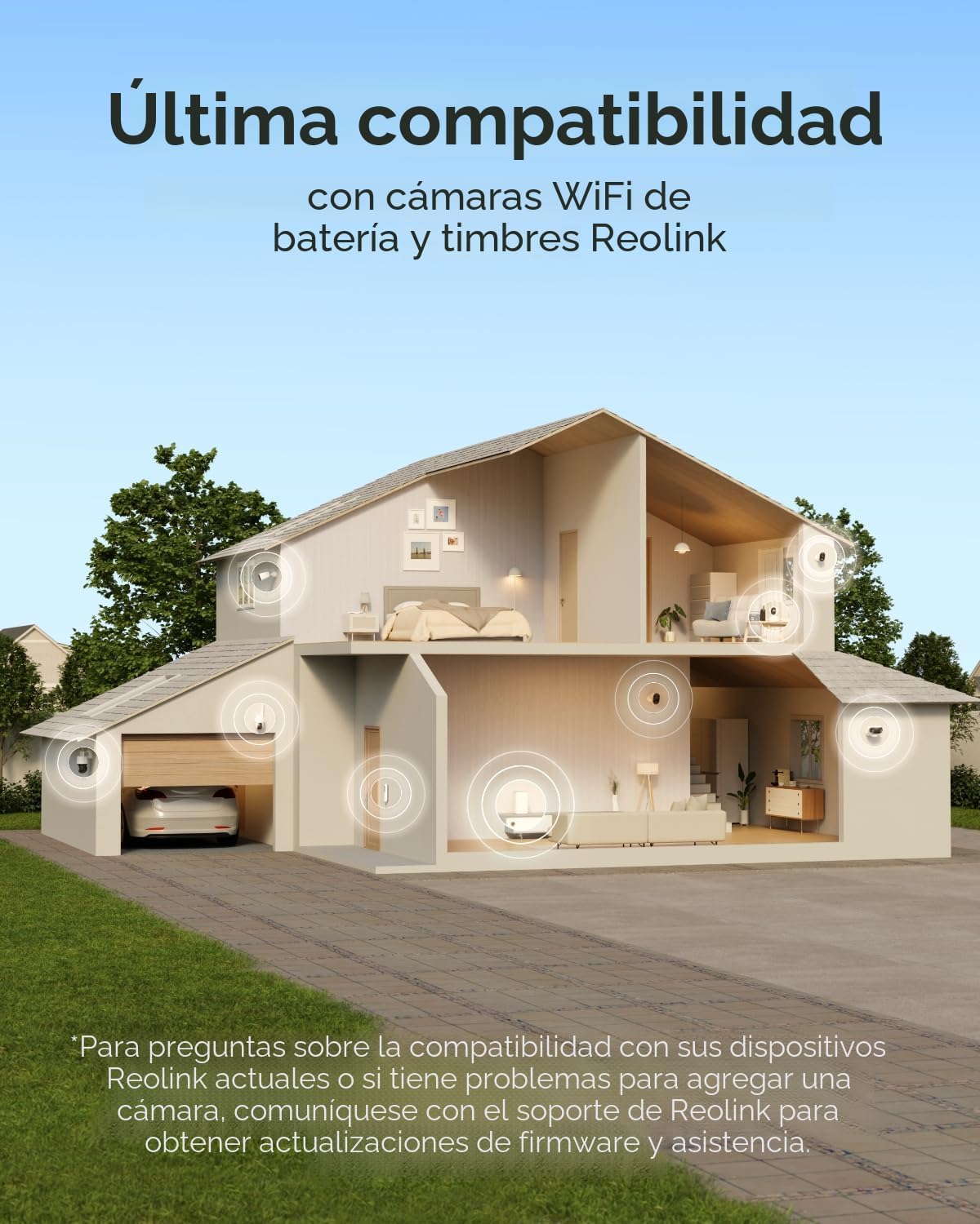 REOLINK Home Hub Control centralizado para hasta 8 cámaras de bater...