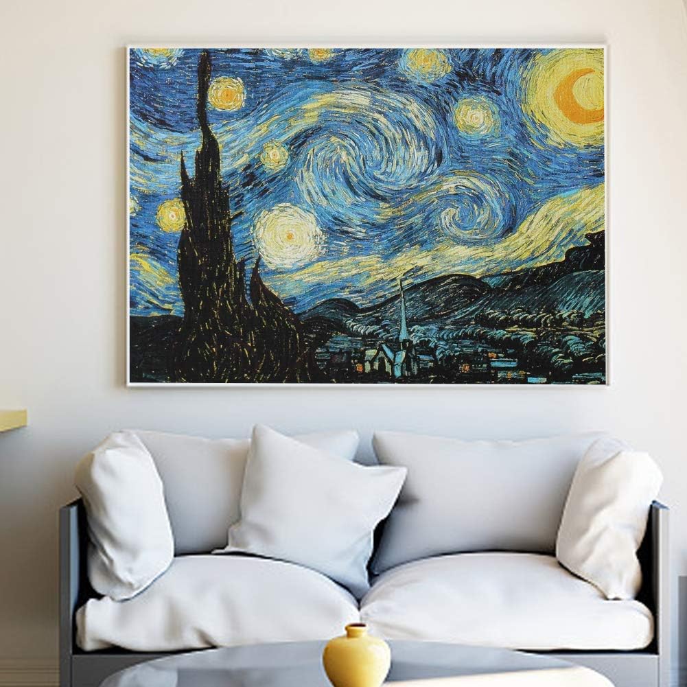 Rompecabezas de 3000 piezas, La noche estrellada por Van Gogh, romp...