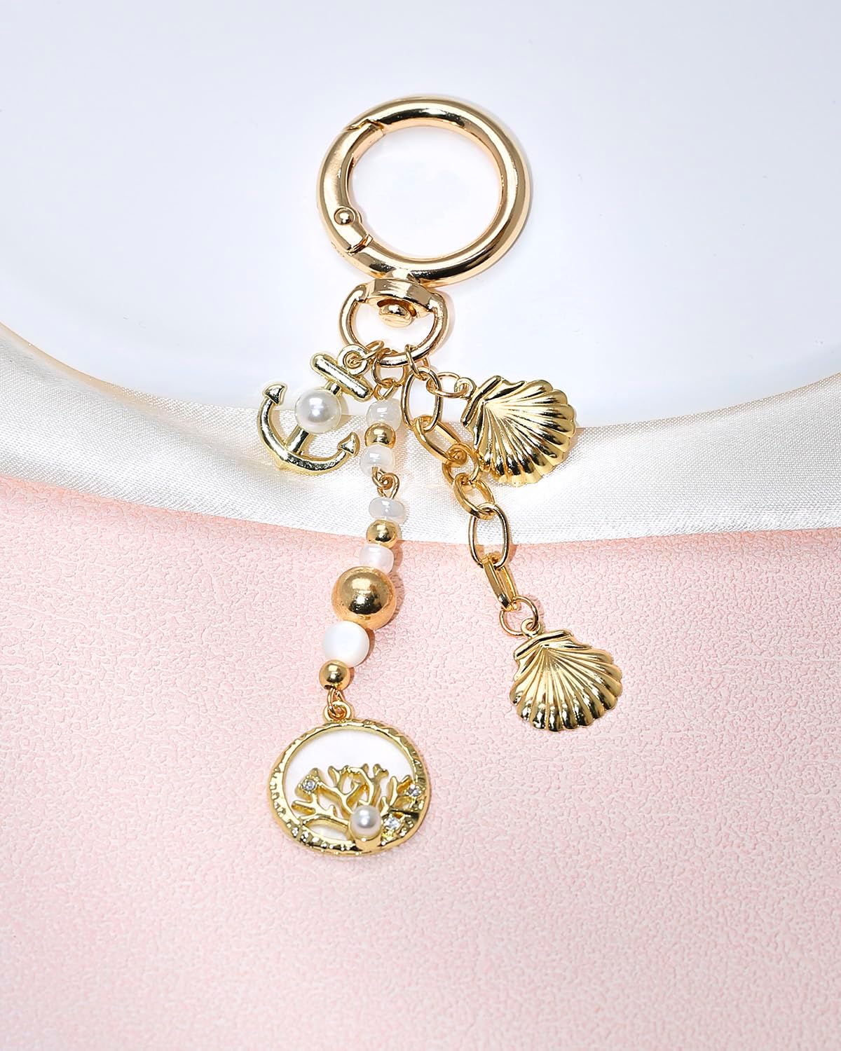 4 dijes para bolsos, bonitos accesorios para bolso y llavero de cer...