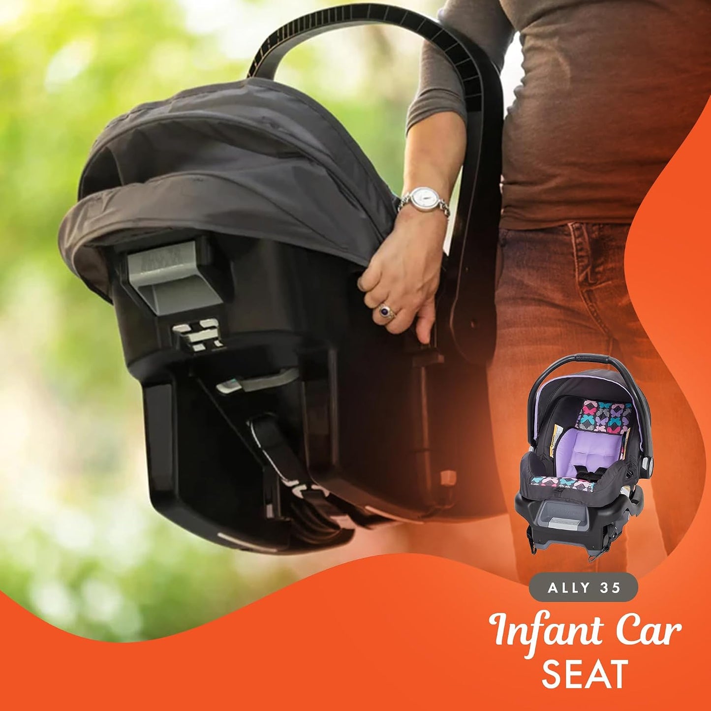 Baby Trend EZ Ride 35 Sophia - Sistema de viaje | Diseño compacto l...