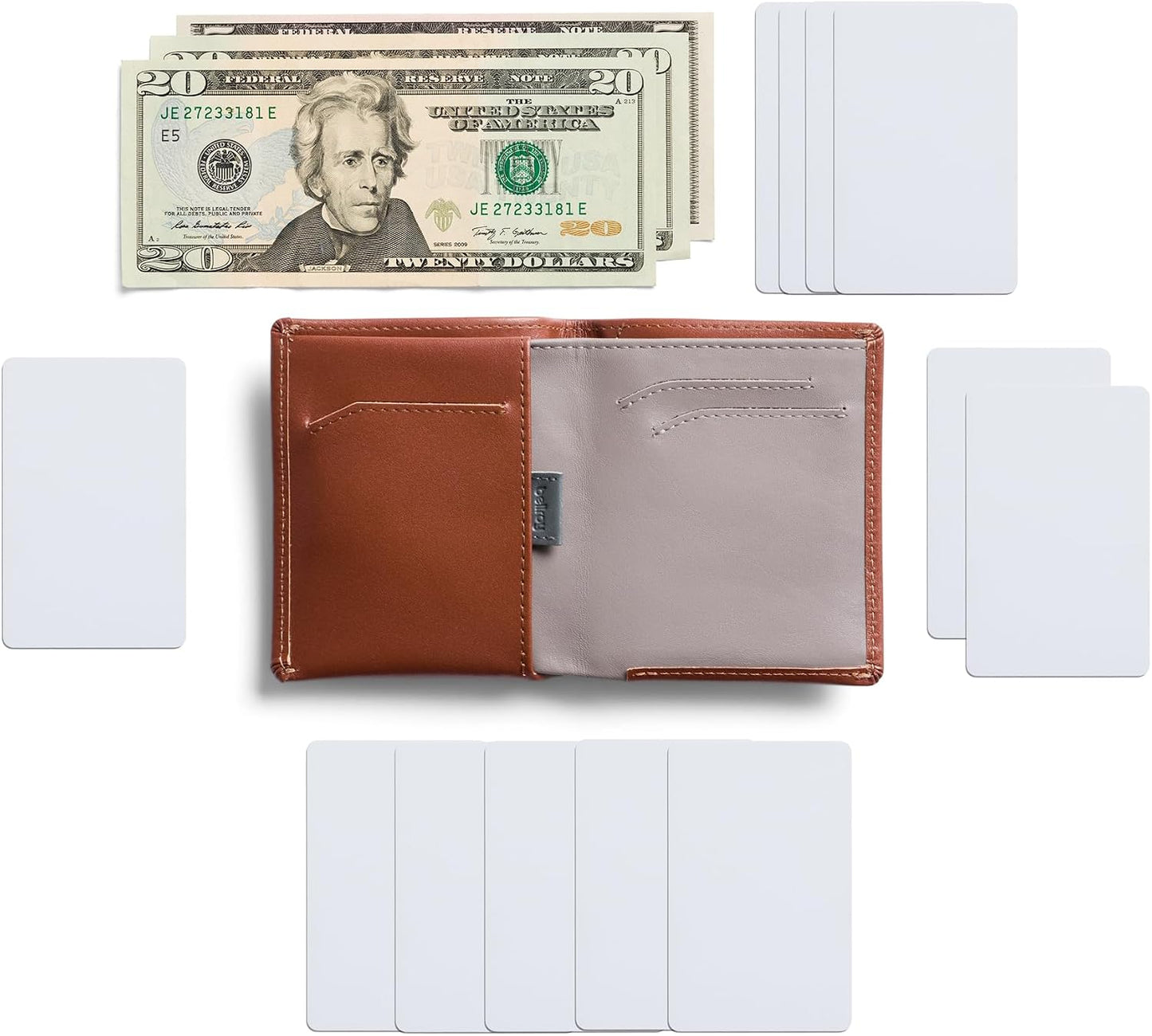 Bellroy Note Sleeve, ediciones RFID disponibles, billetera de cuero...