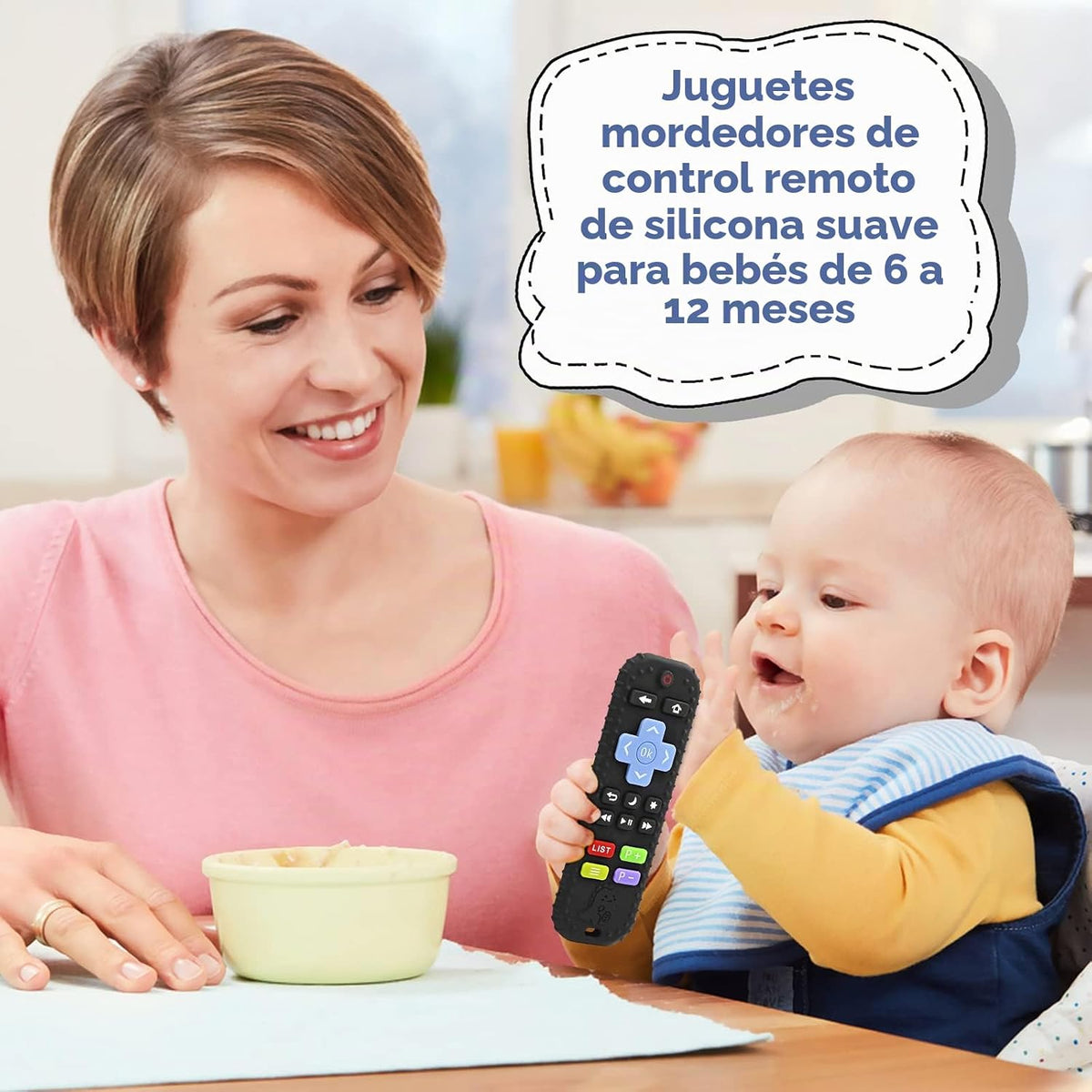 Juguetes de Alivio de Dentición Mordedores para Bebés 3-6-12 Meses...