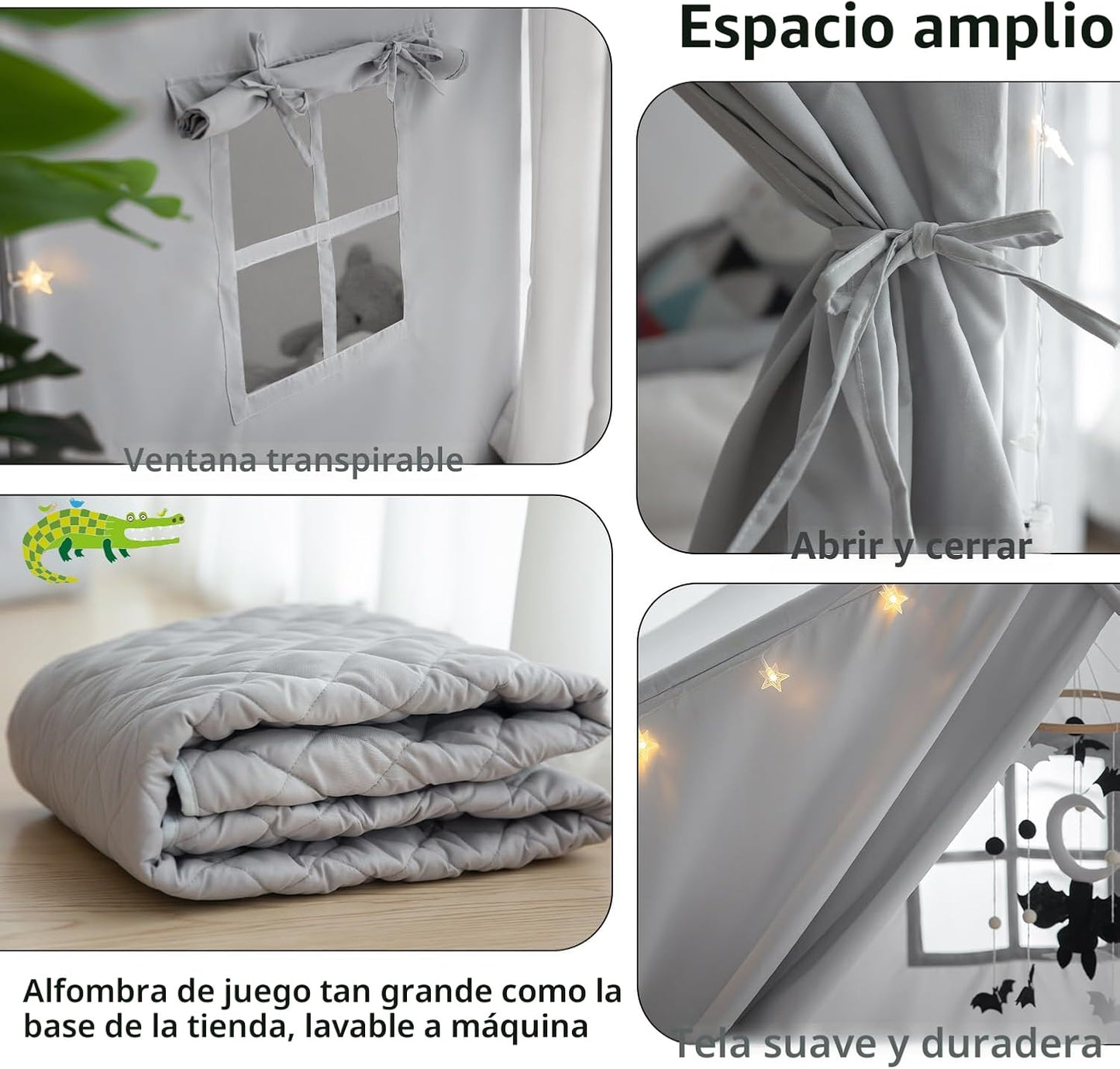 Tienda de campaña de juegos para niños para interiores, tiendas de...