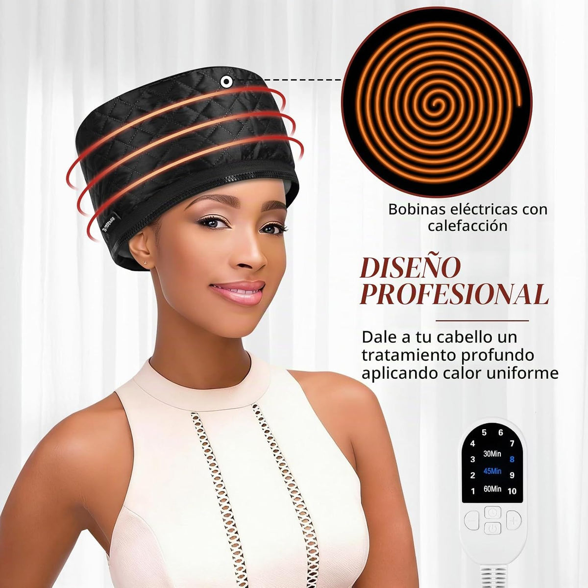 TEPENAR Vaporizador de cabello para acondicionamiento profundo: tap...