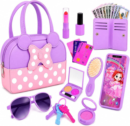 Bolso de juego de fantasía para niñas pequeñas, bolso de niña con j...