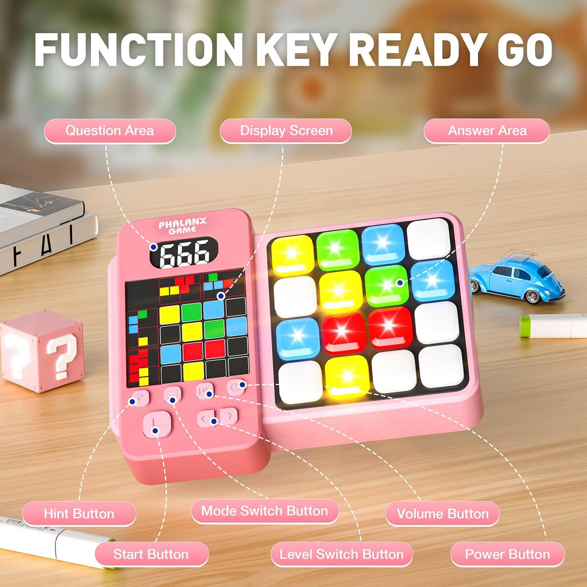 HDPERMNO Juego de rompecabezas electrónico, juego digital interacti...