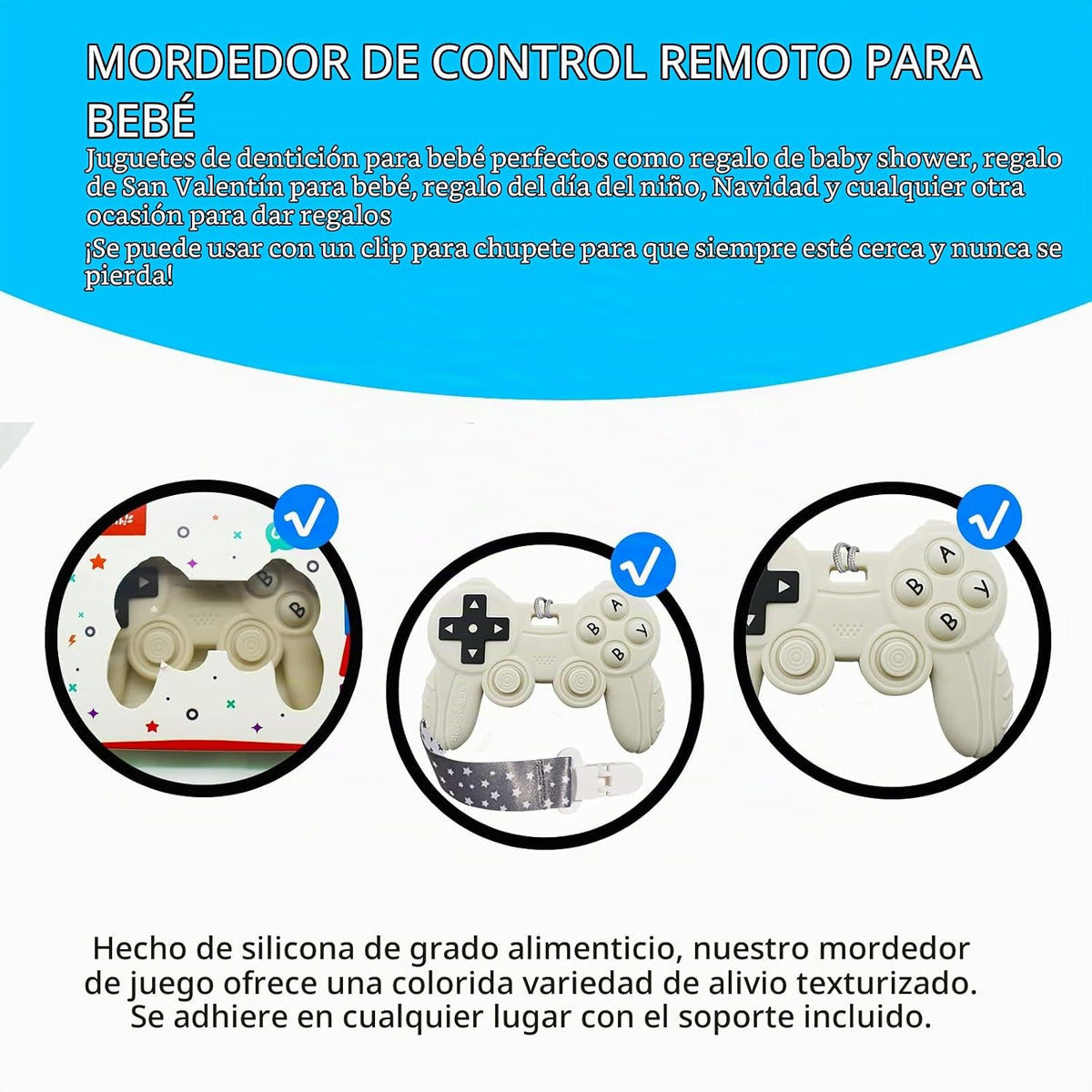 Juguetes de dentición con control remoto genial para bebés de 0-6 y...
